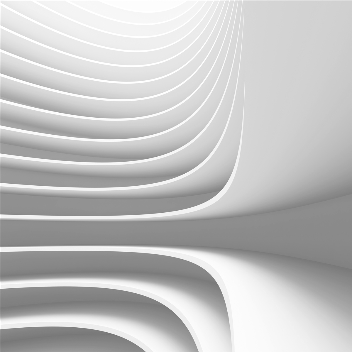 Fotobehang vloeiende horizontale lijnen met geometrisch patroon