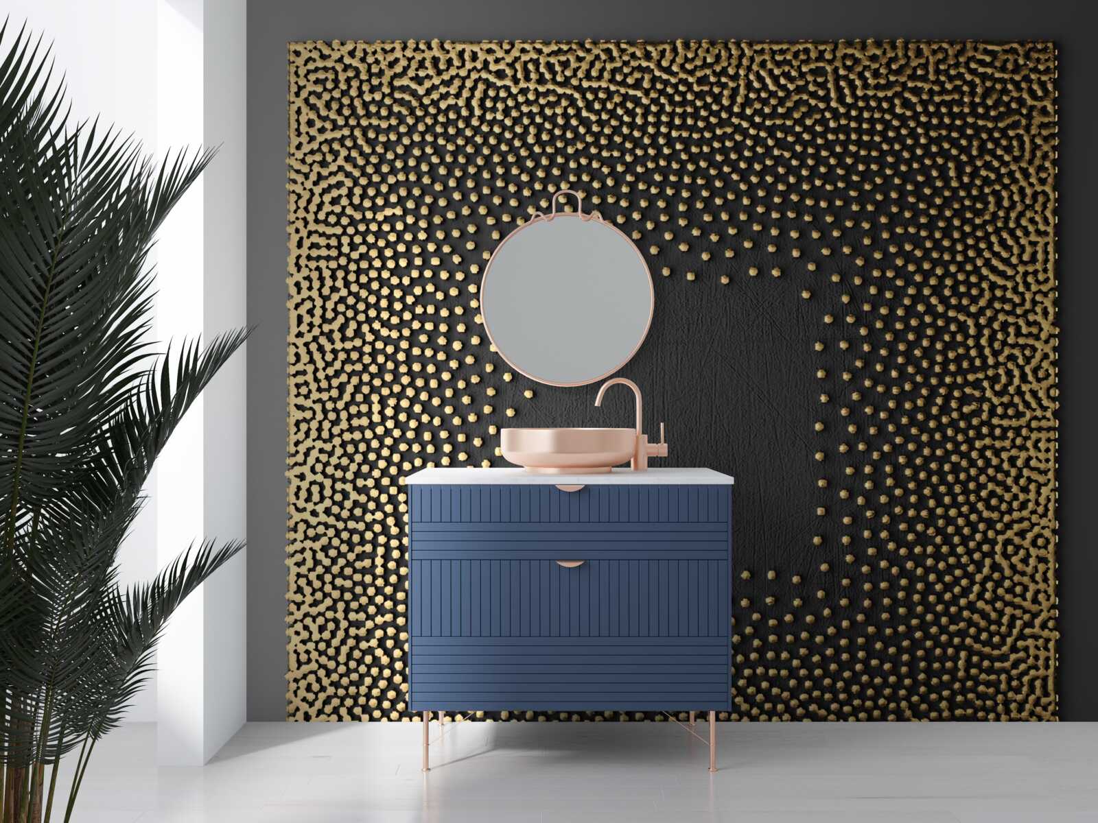 Fotobehang omgekeerde computerchip