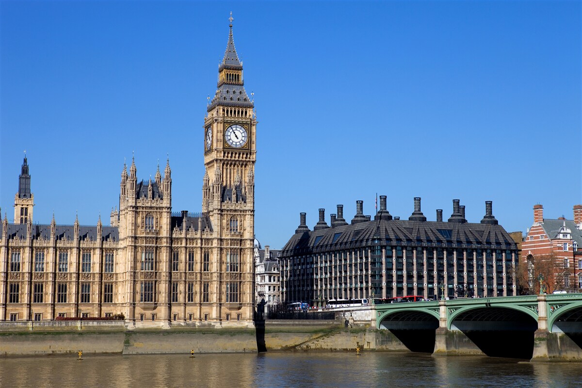Fotobehang het parlement en big ben zijn in engeland