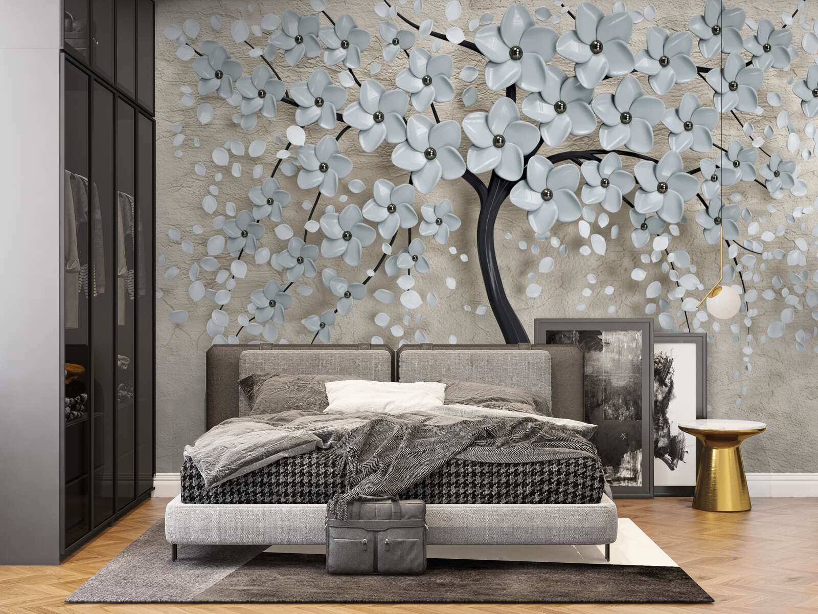 Fotobehang weelderige boom