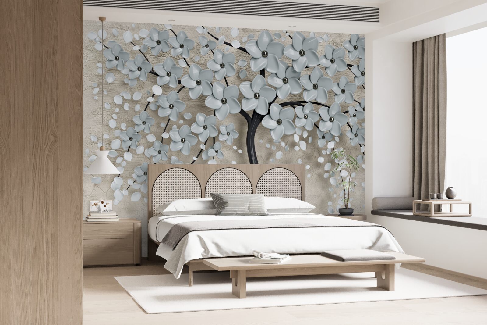 Fotobehang weelderige boom