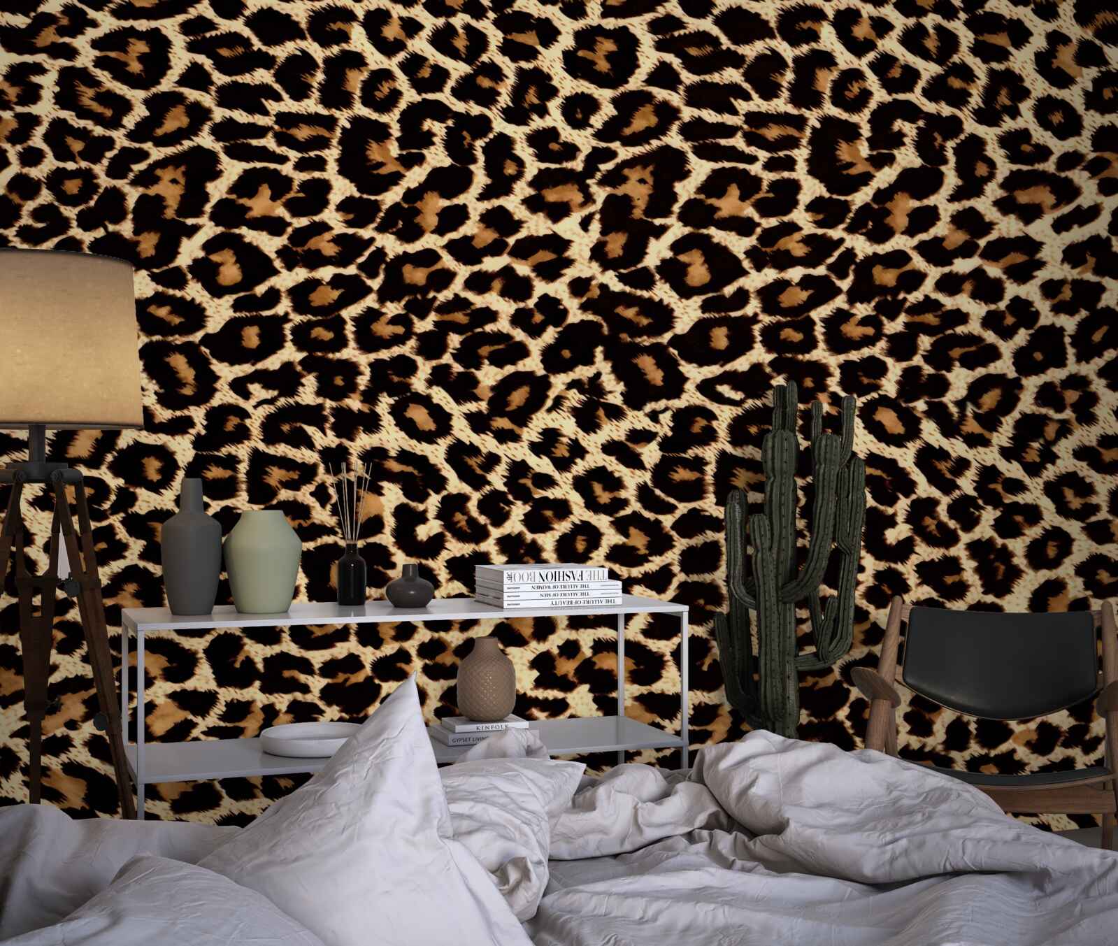 Fotobehang ongewoon luipaardpatroon