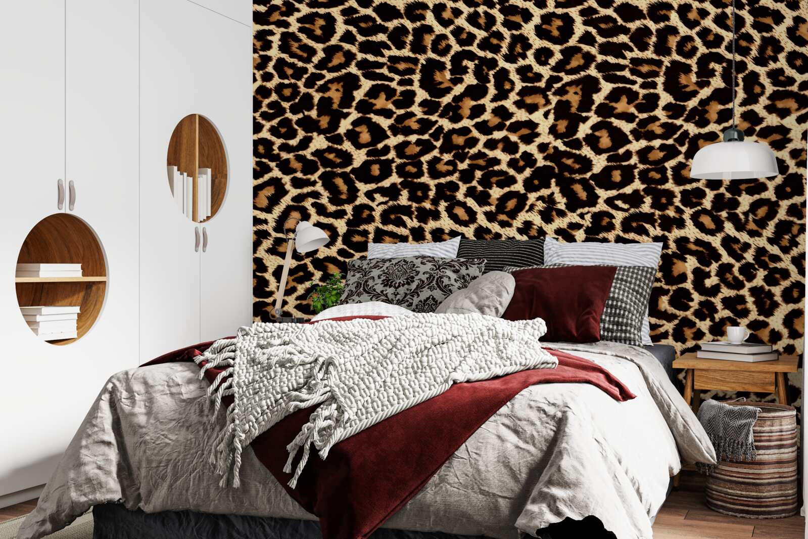 Fotobehang ongewoon luipaardpatroon