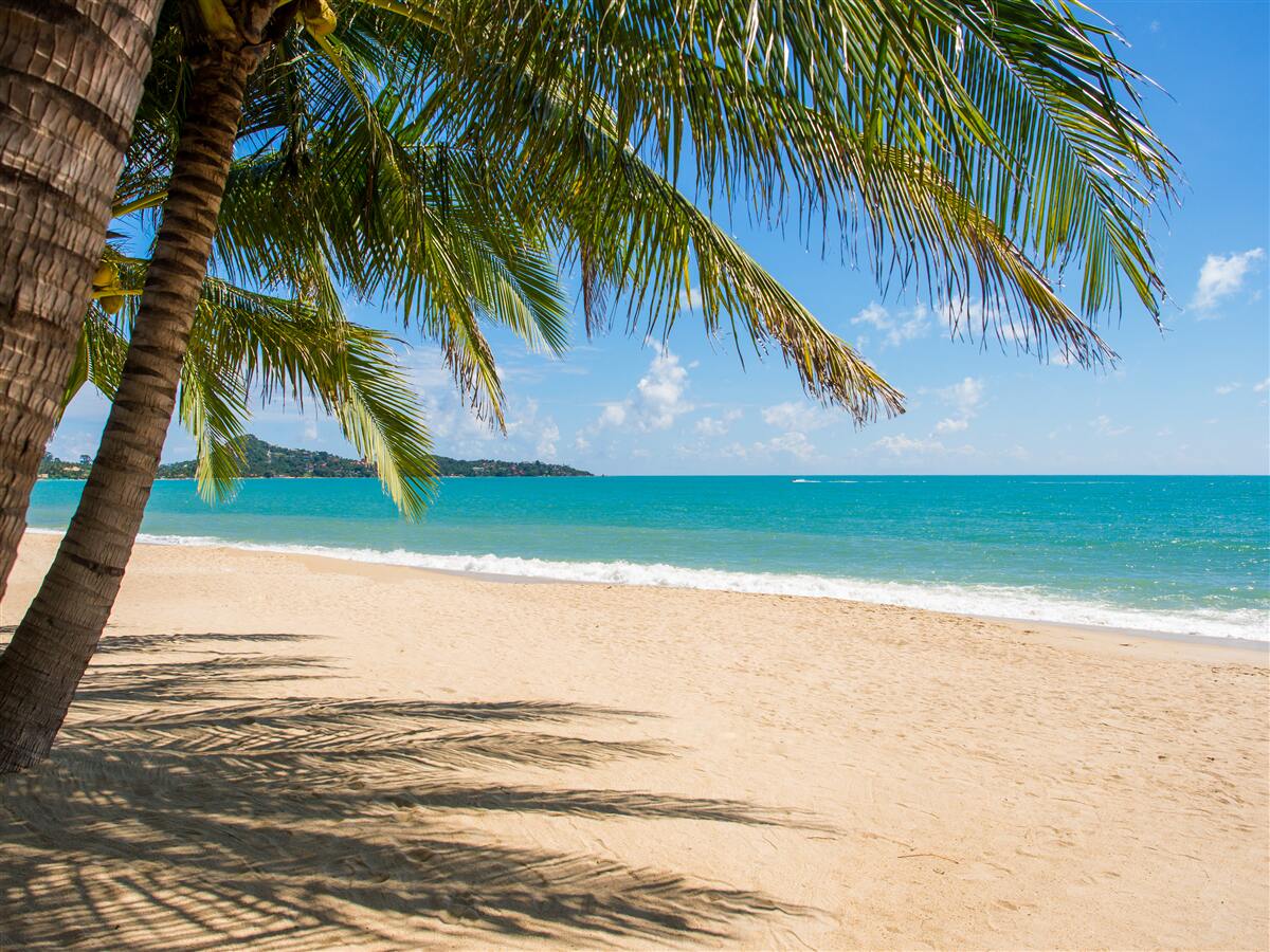 Fotobehang afgelegen droomstrand