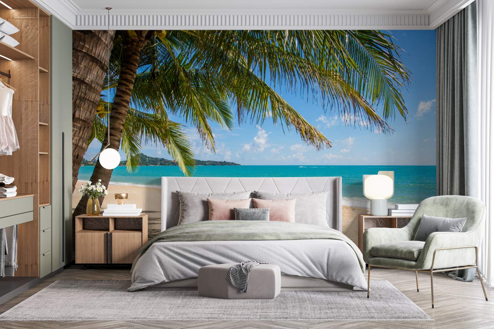 Fotobehang afgelegen droomstrand