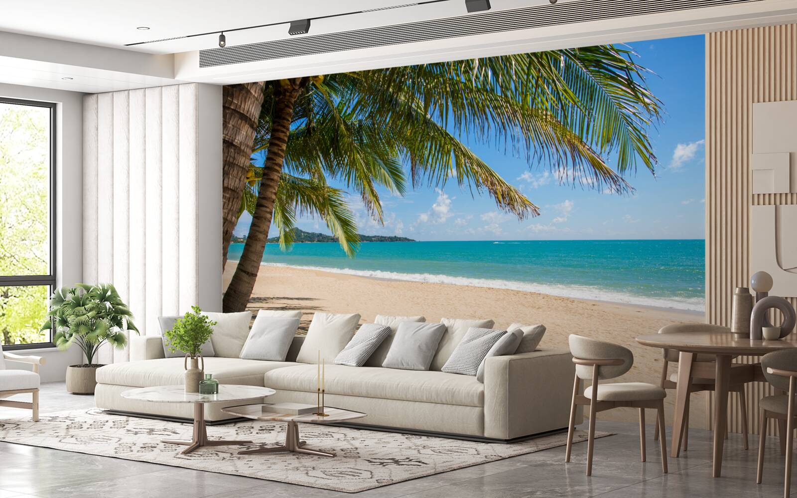 Fotobehang afgelegen droomstrand