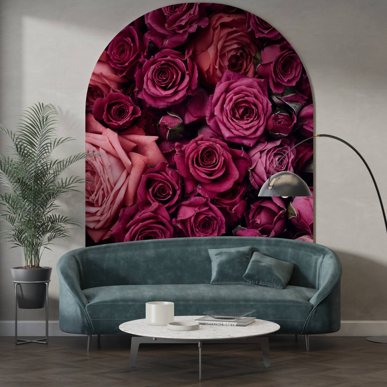 Fotobehang prachtige rozen van dichtbij