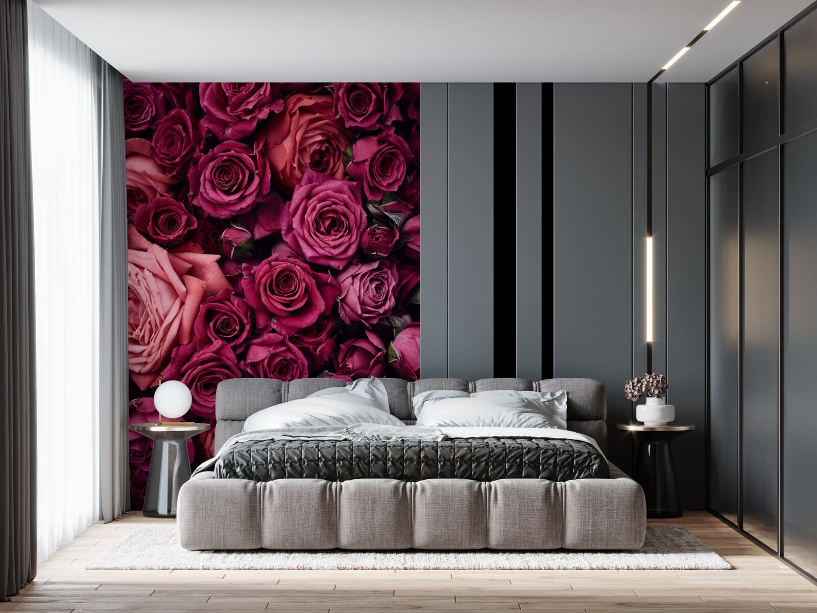 Fotobehang prachtige rozen van dichtbij