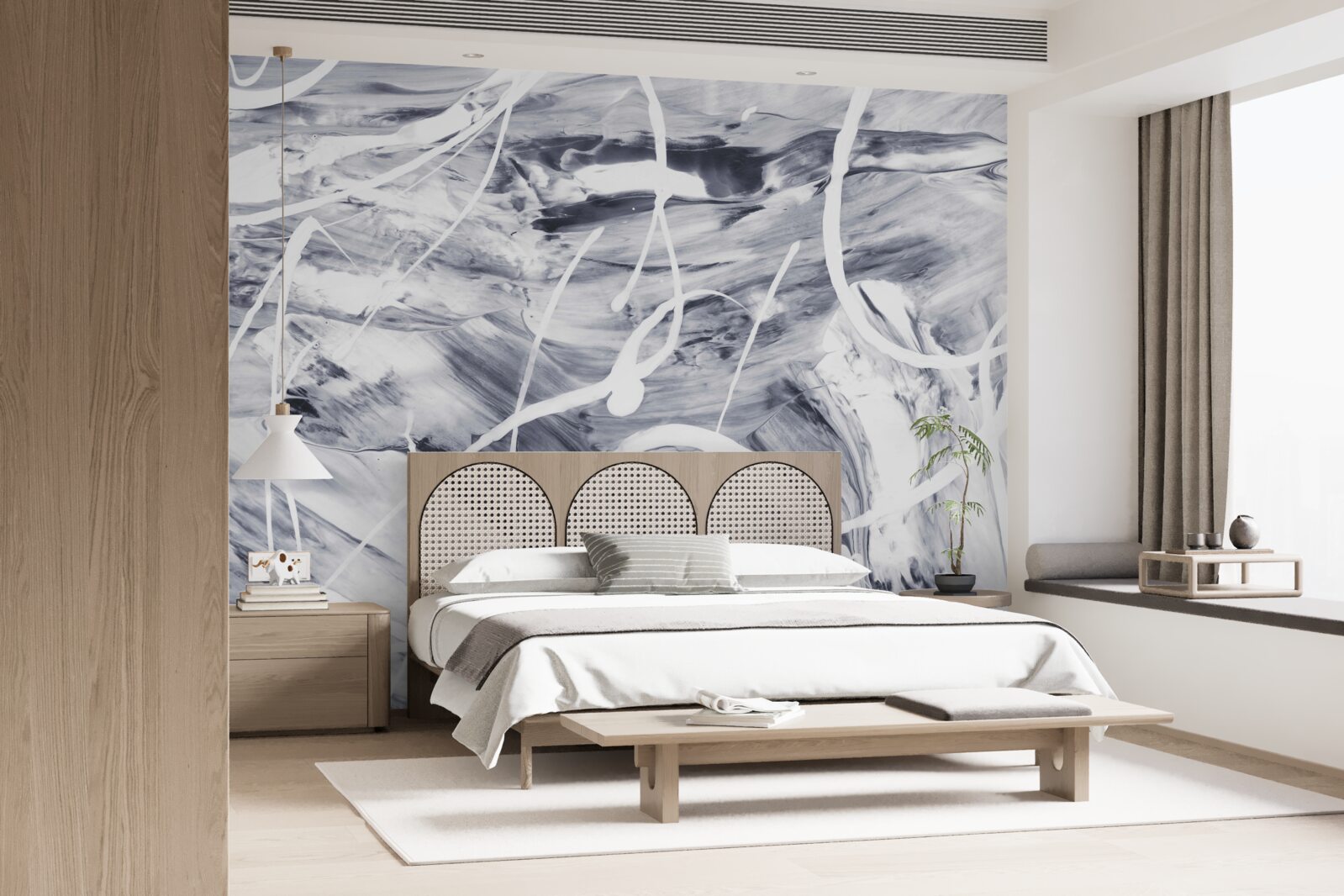 Fotobehang textuur in een abstracte stijl