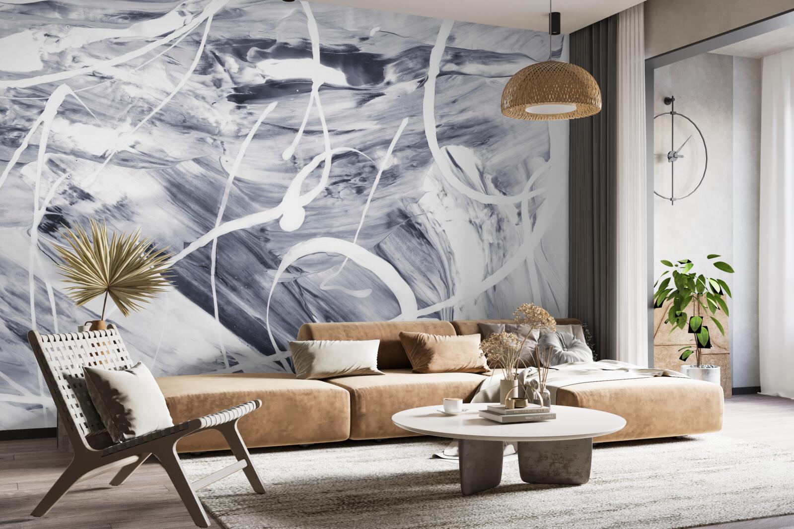 Fotobehang textuur in een abstracte stijl