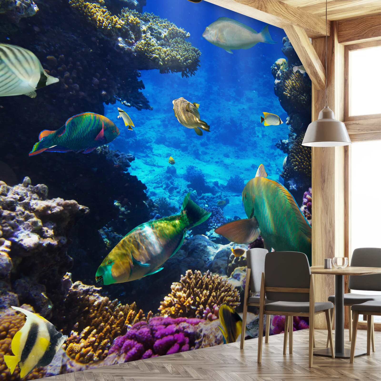 Fotobehang de mysterieuze diepten van de oceaan