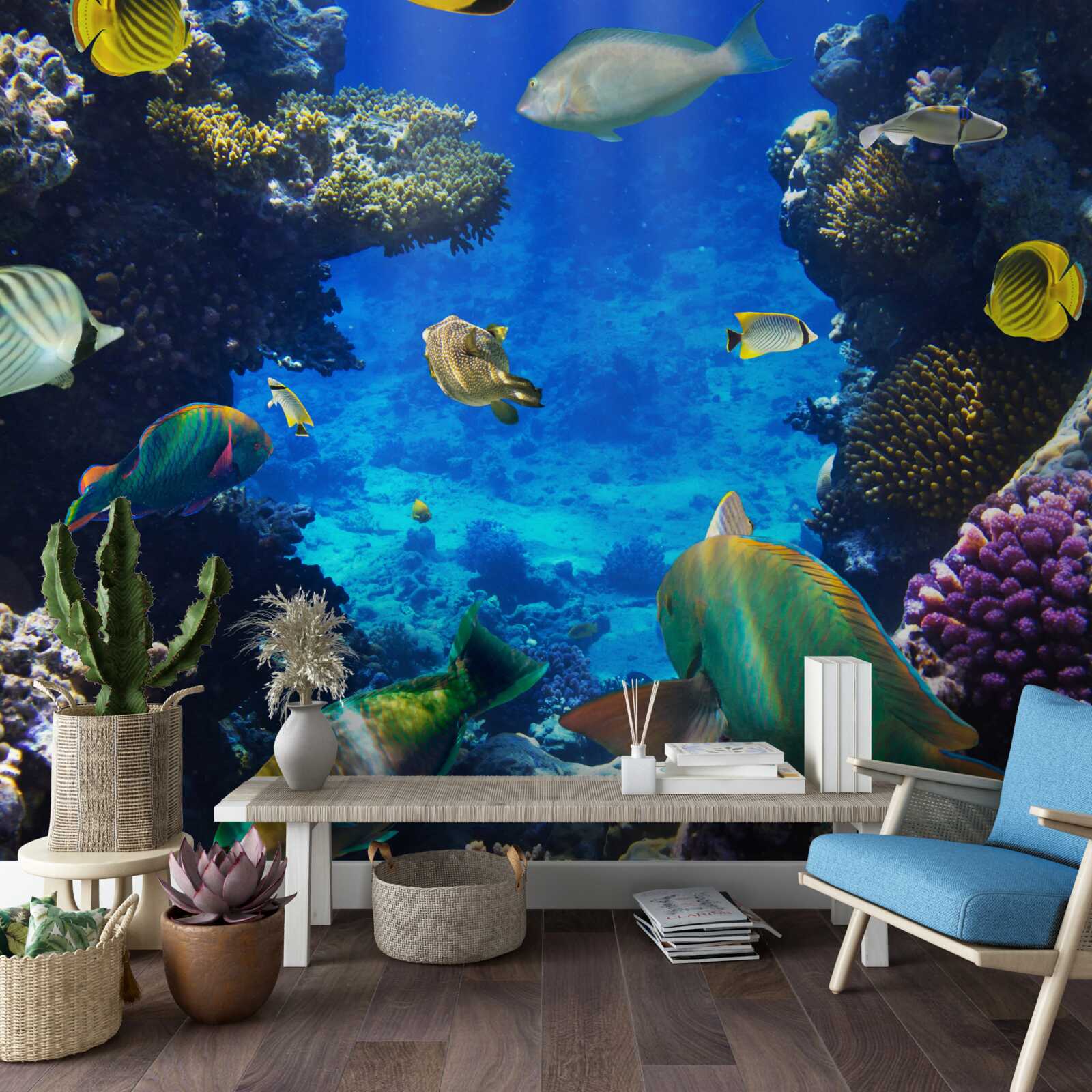 Fotobehang de mysterieuze diepten van de oceaan