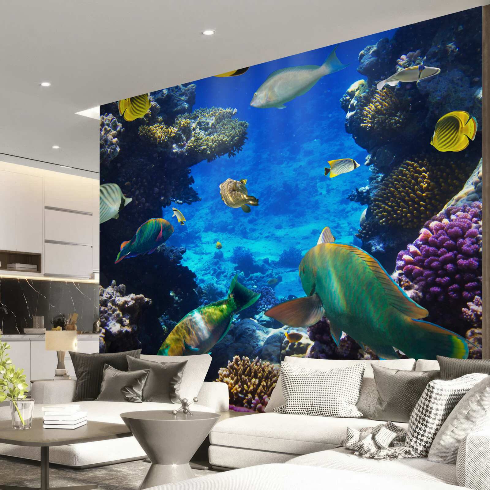 Fotobehang de mysterieuze diepten van de oceaan