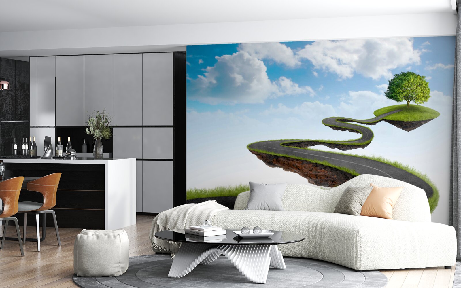 Fotobehang de levensreis van een persoon