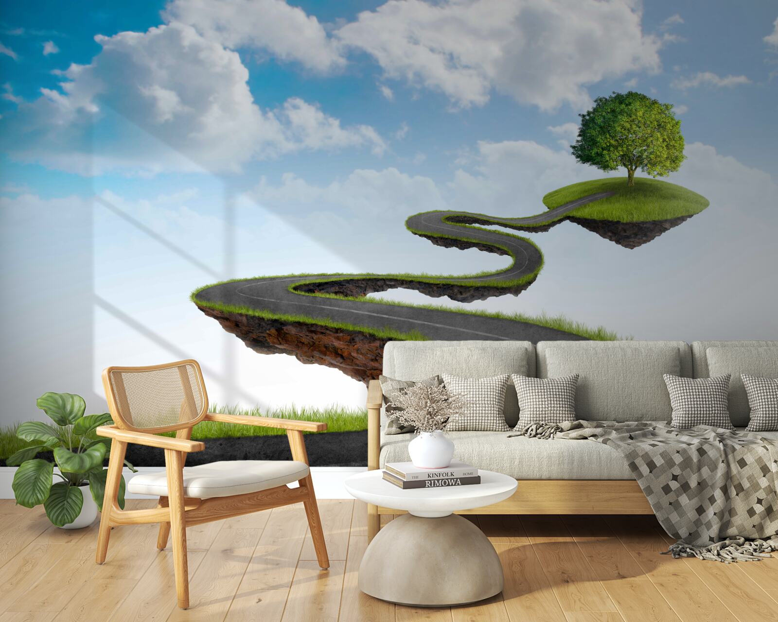 Fotobehang de levensreis van een persoon