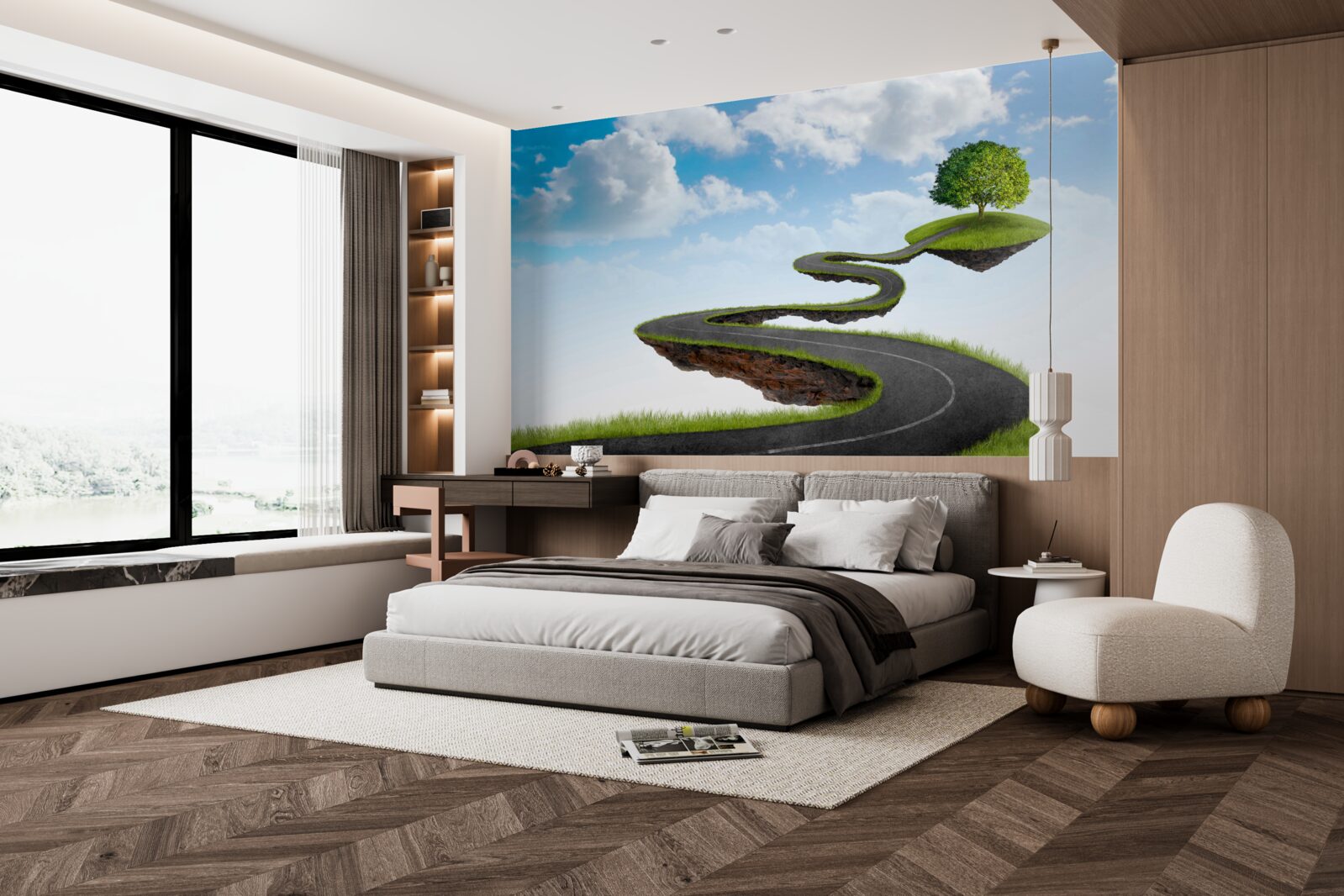 Fotobehang de levensreis van een persoon