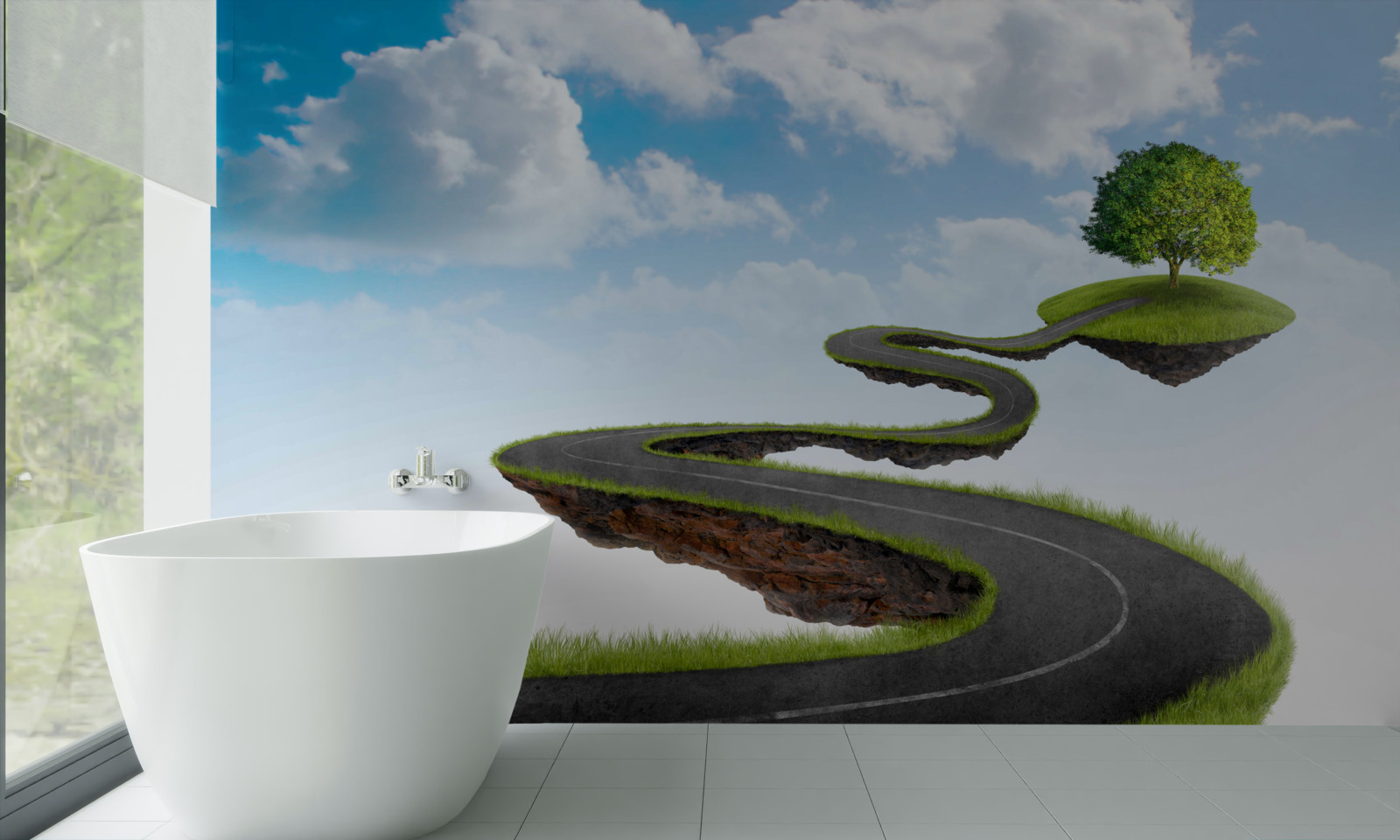 Fotobehang de levensreis van een persoon