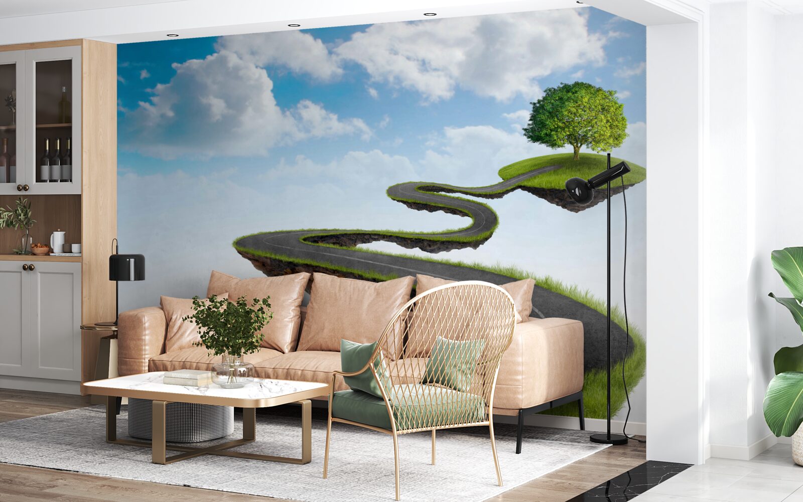 Fotobehang de levensreis van een persoon