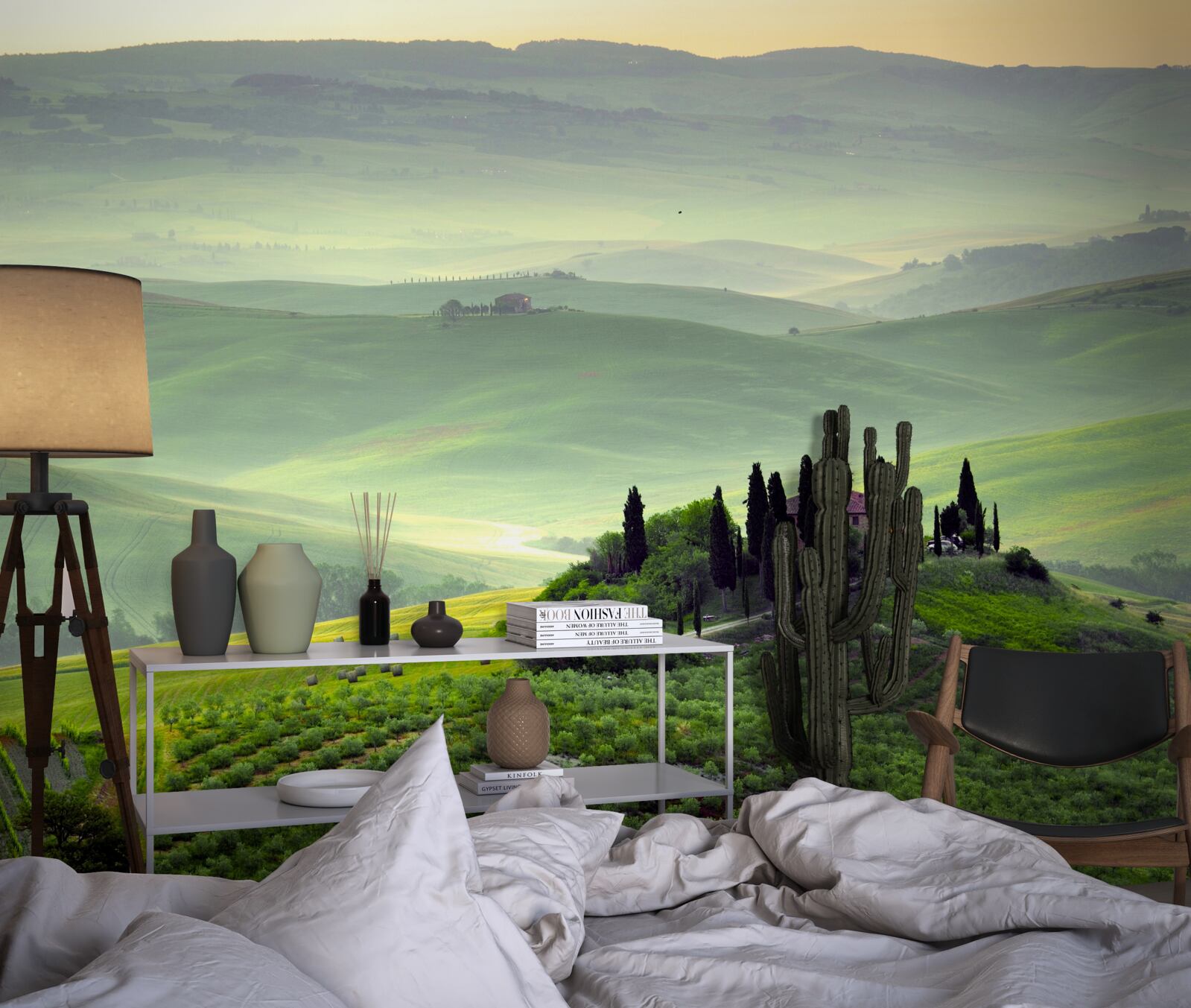 Fotobehang onder de toscaanse zon