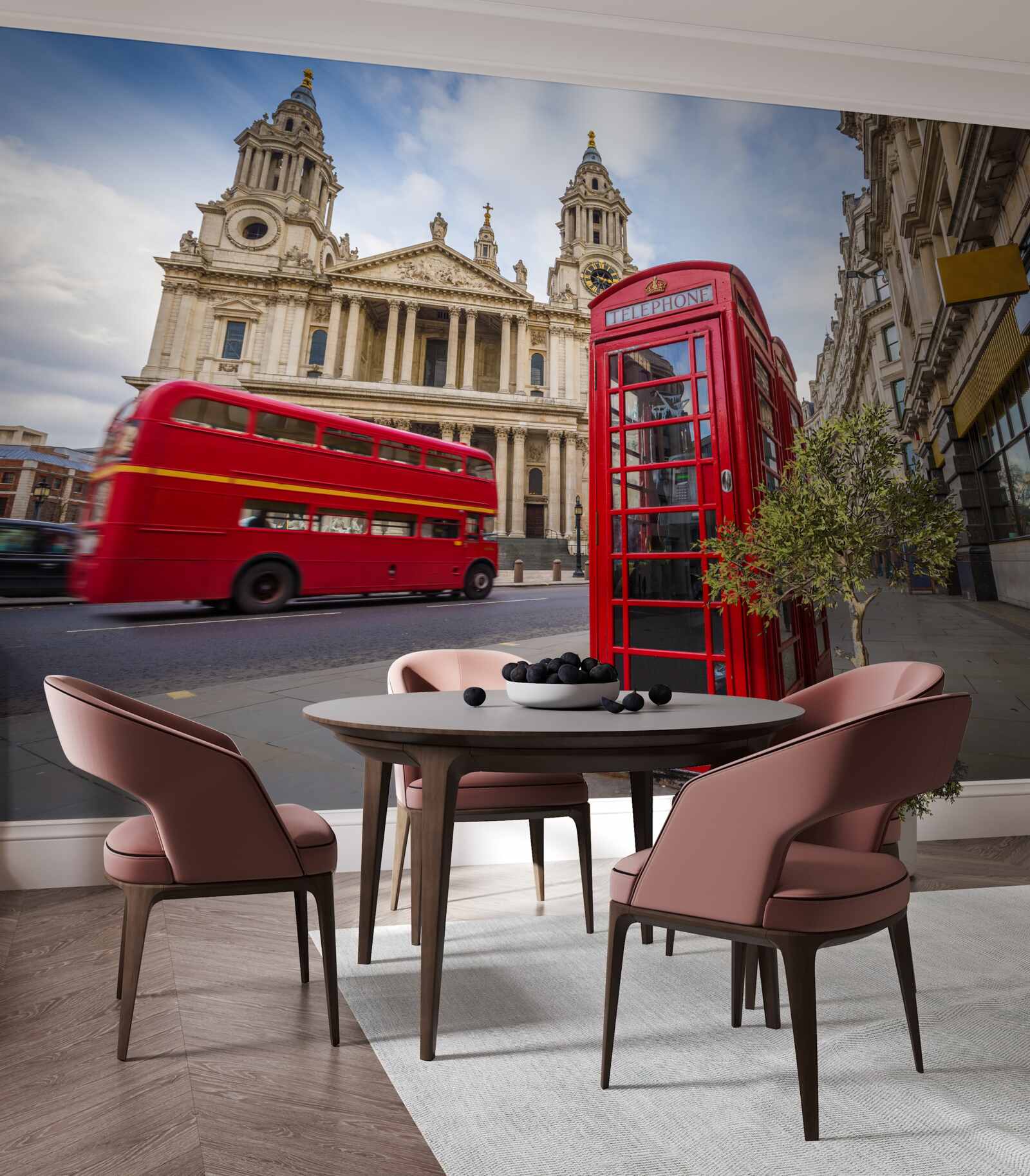 Fotobehang kenmerken en gedenkwaardige plaatsen van londen