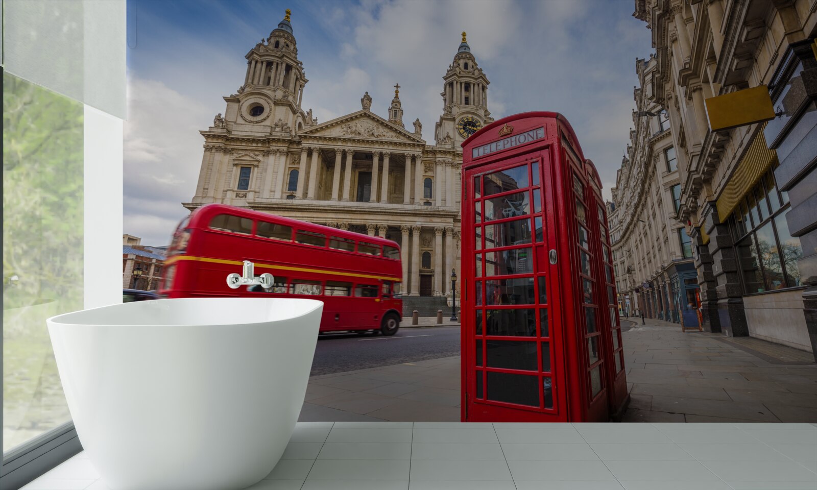 Fotobehang kenmerken en gedenkwaardige plaatsen van londen
