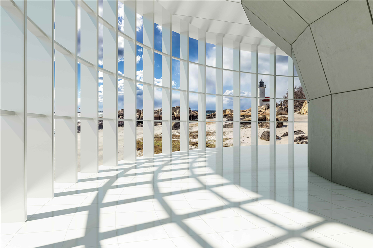 Fotobehang zonneschijn in de tunnel