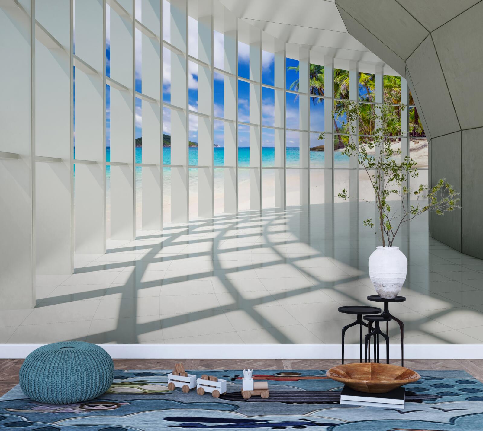 Fotobehang lichte glans