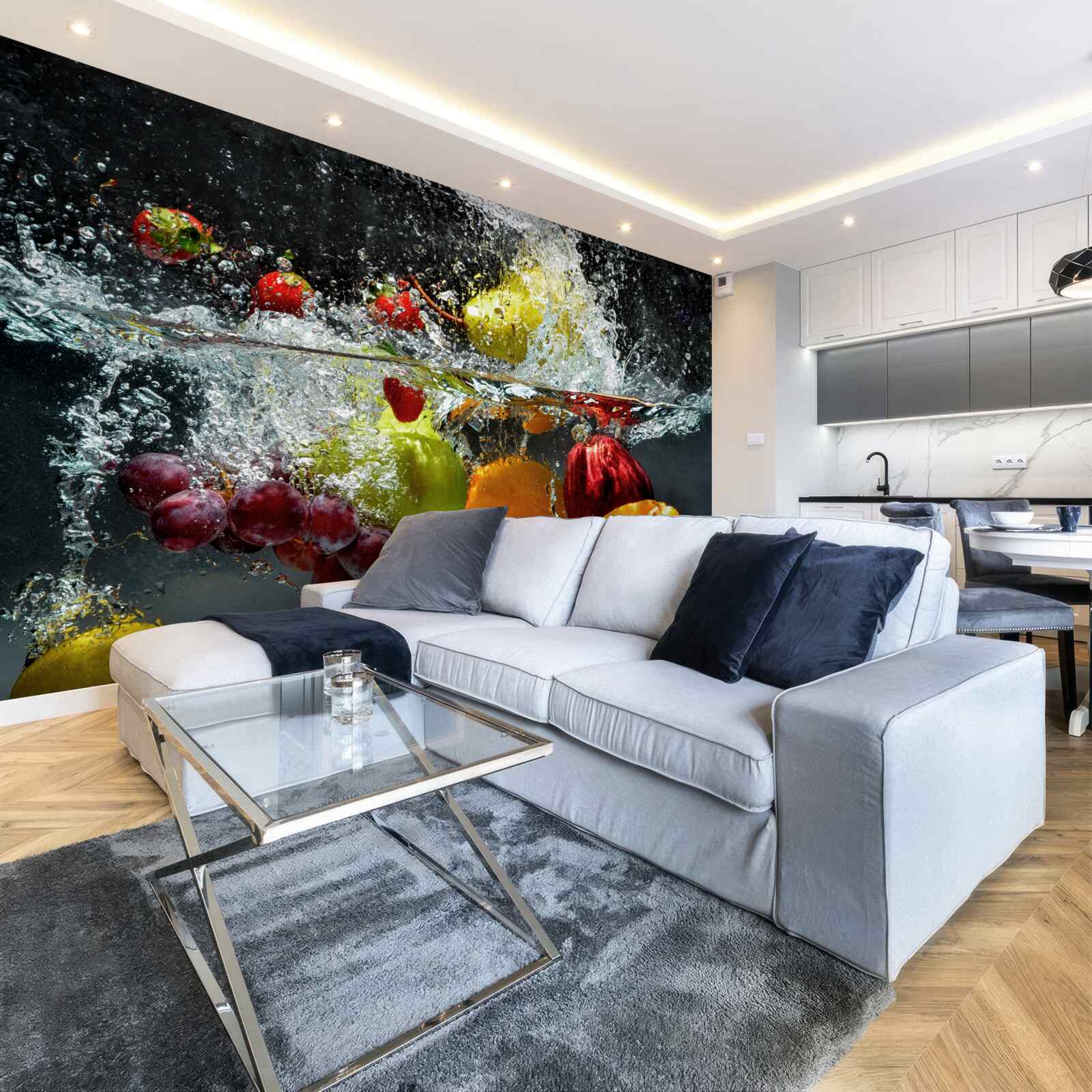 Fotobehang vloeibaar fruit