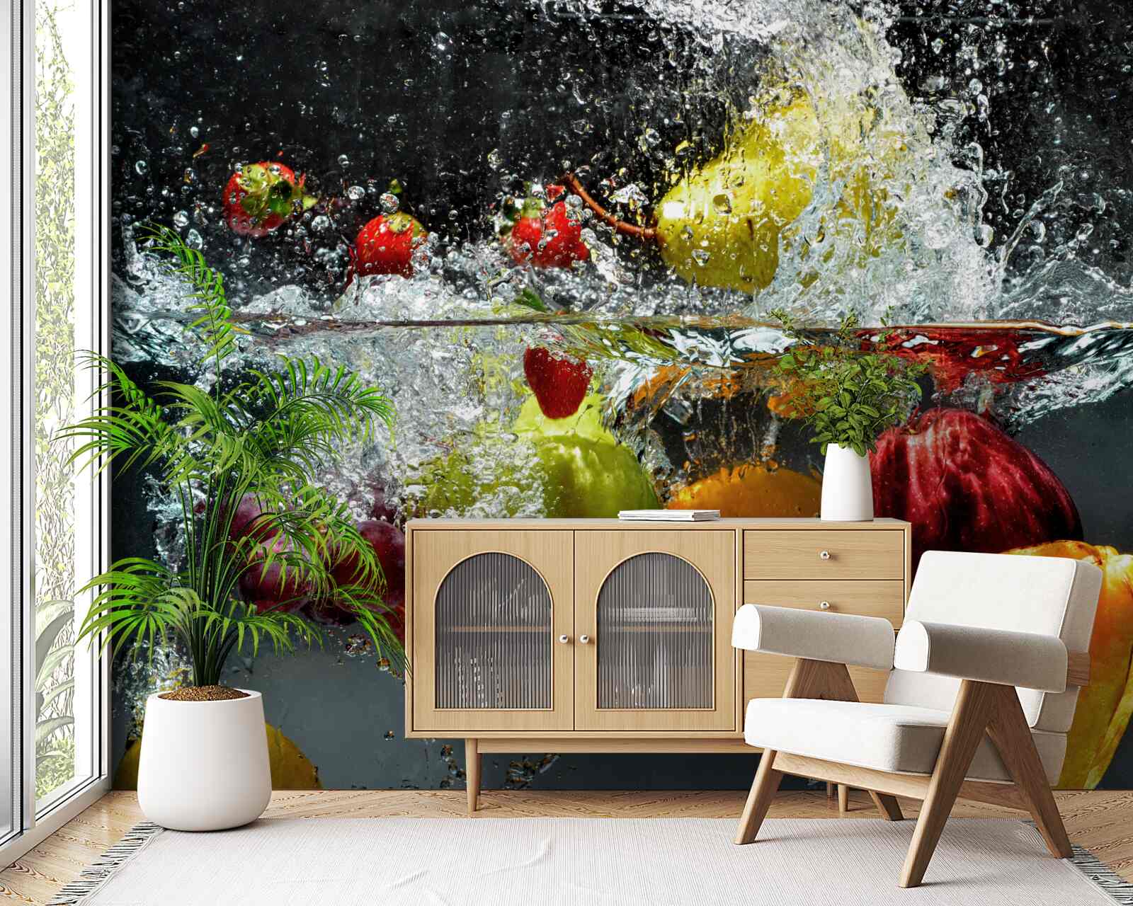 Fotobehang vloeibaar fruit