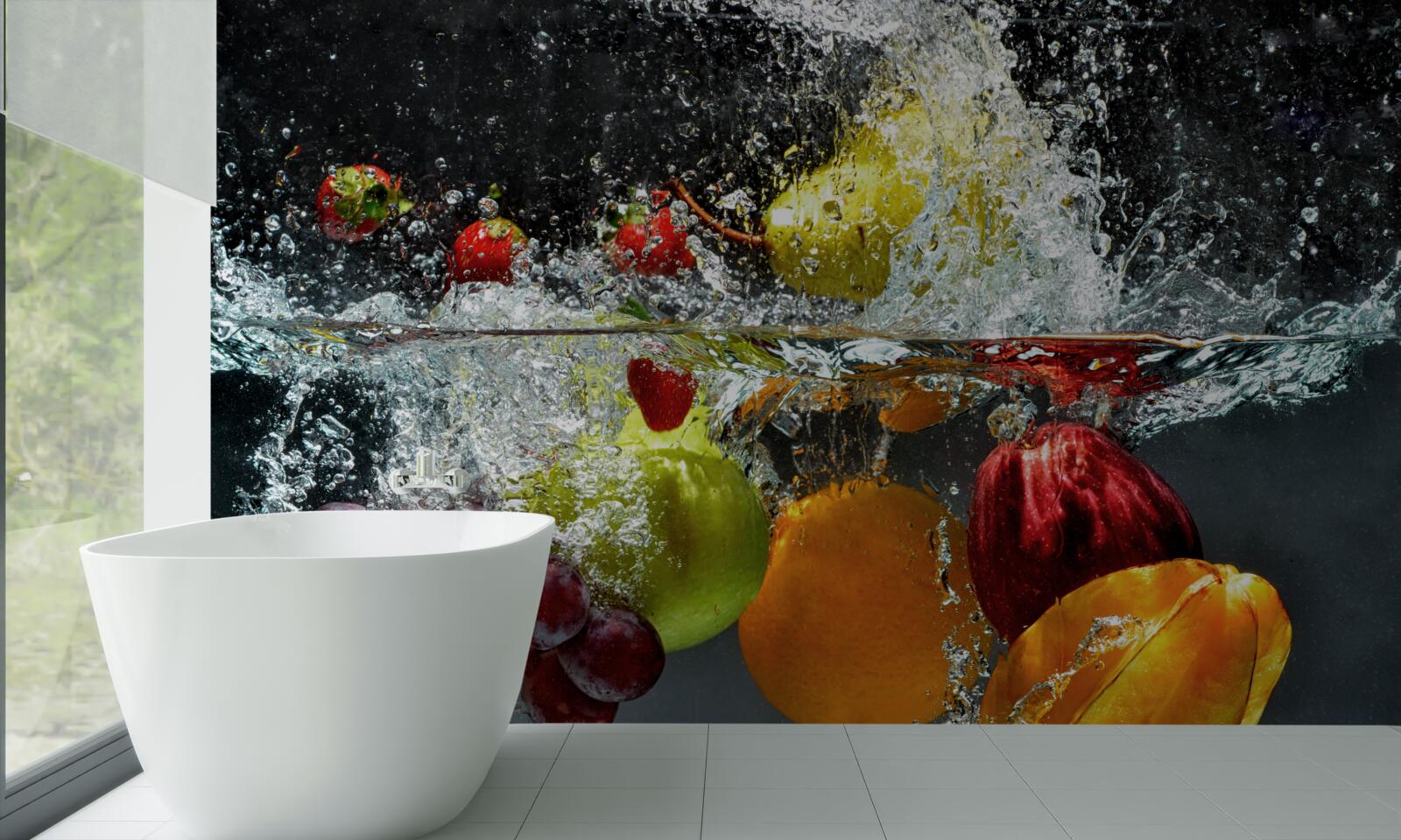 Fotobehang vloeibaar fruit