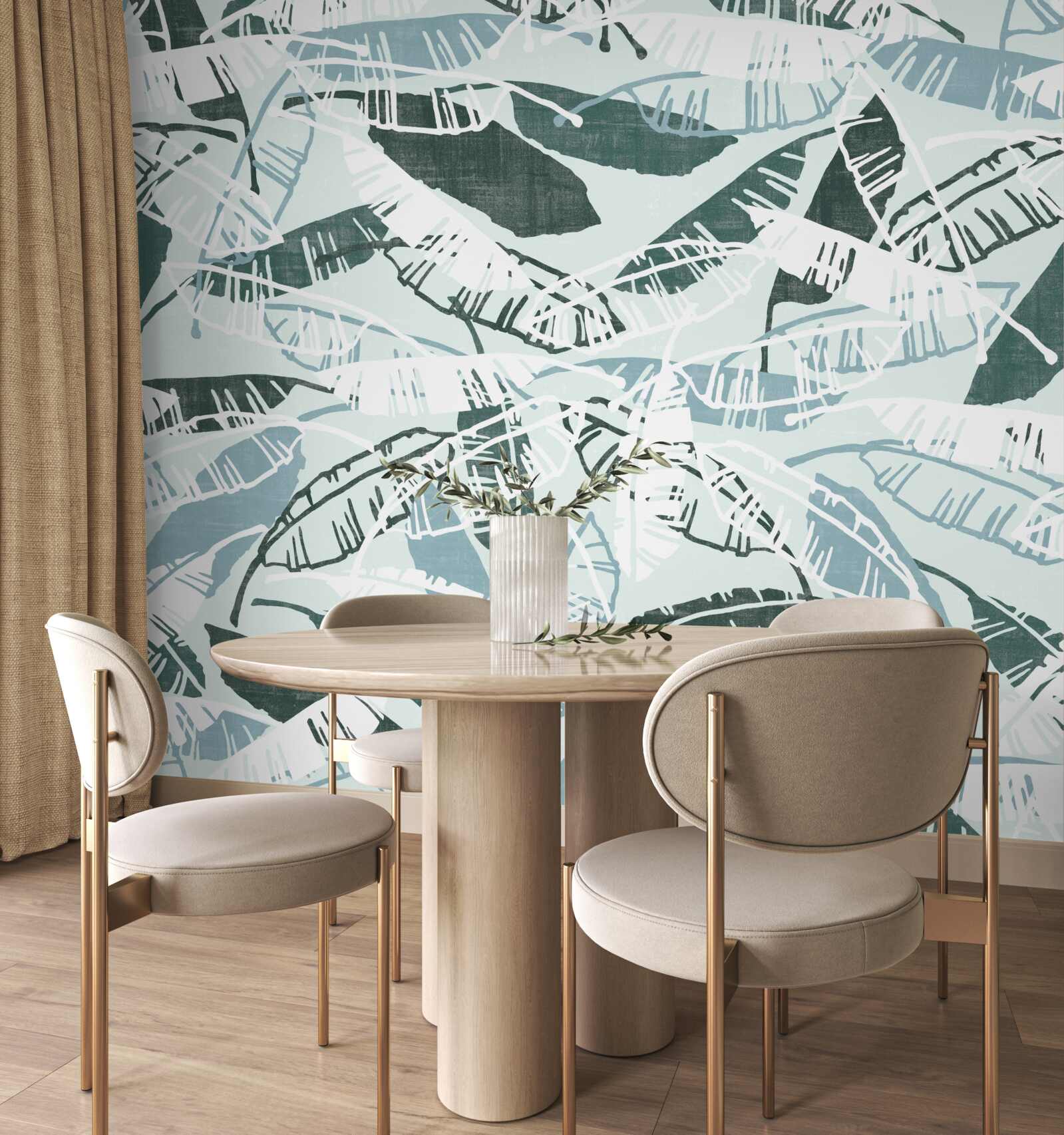 Fotobehang ongewone verenpatronen