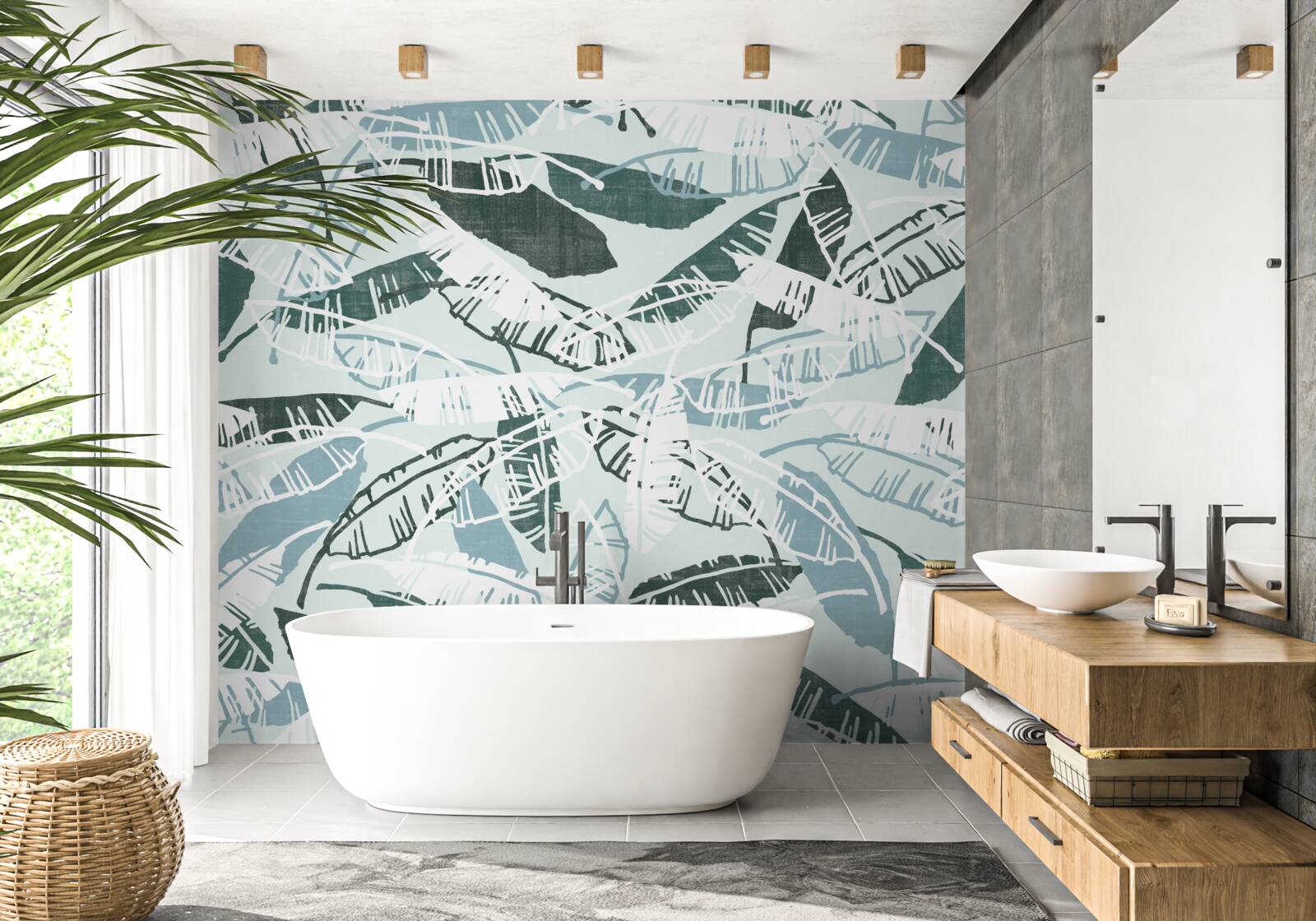 Fotobehang ongewone verenpatronen