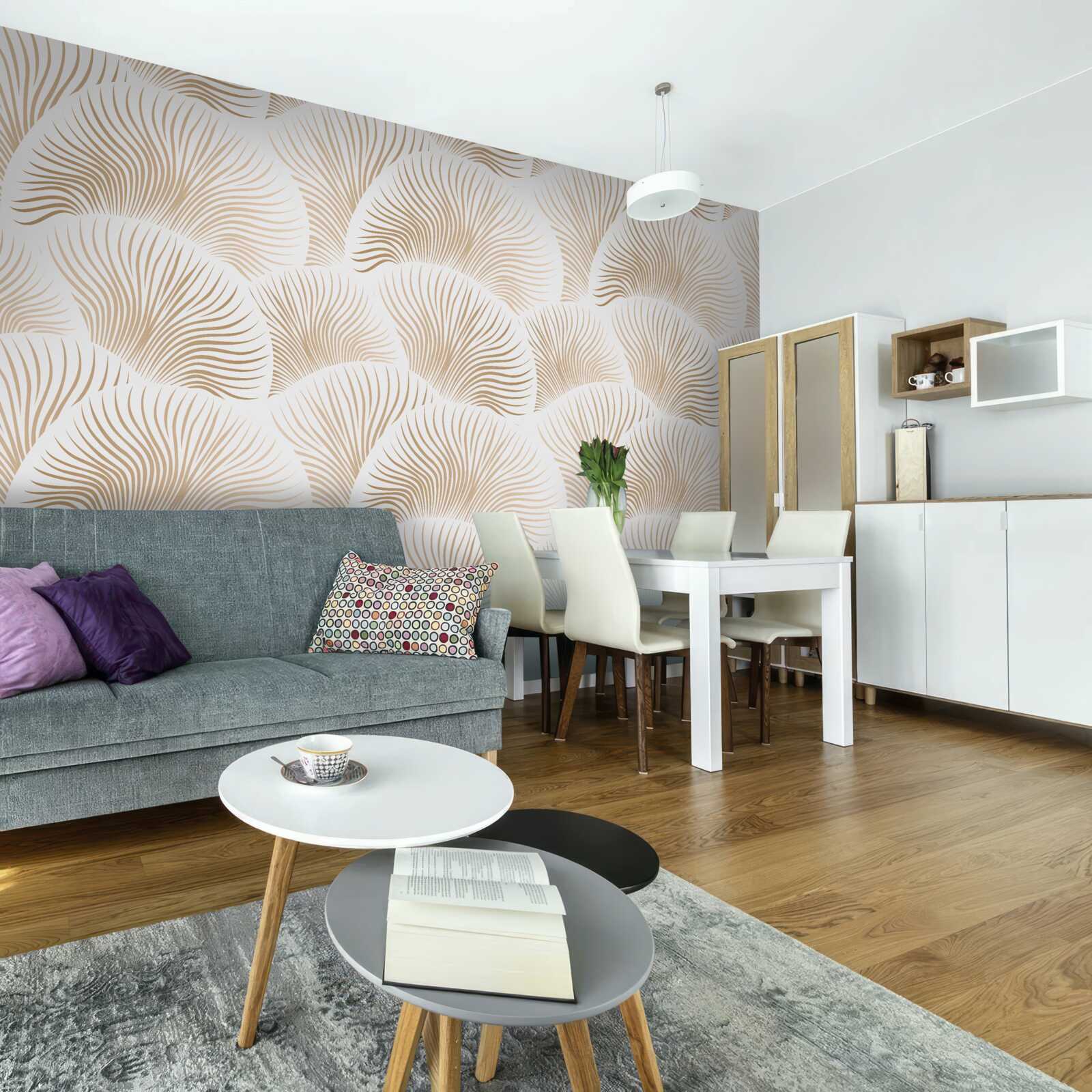 Fotobehang heldere koralen