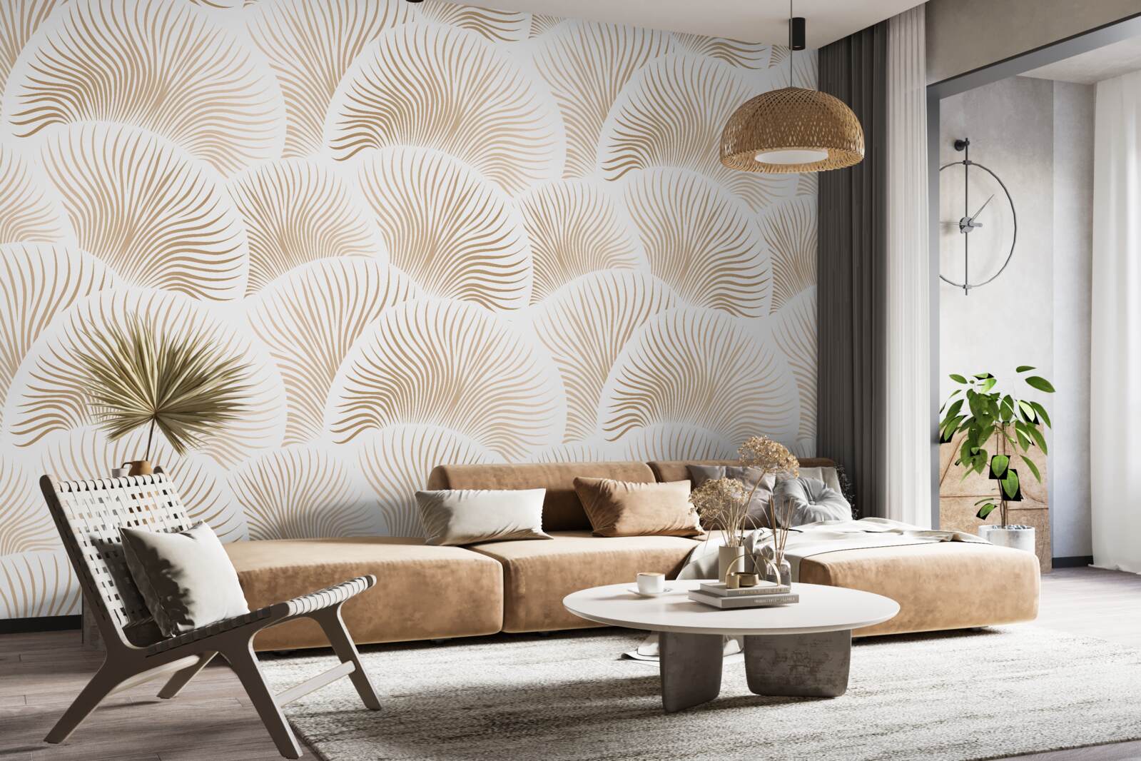 Fotobehang heldere koralen