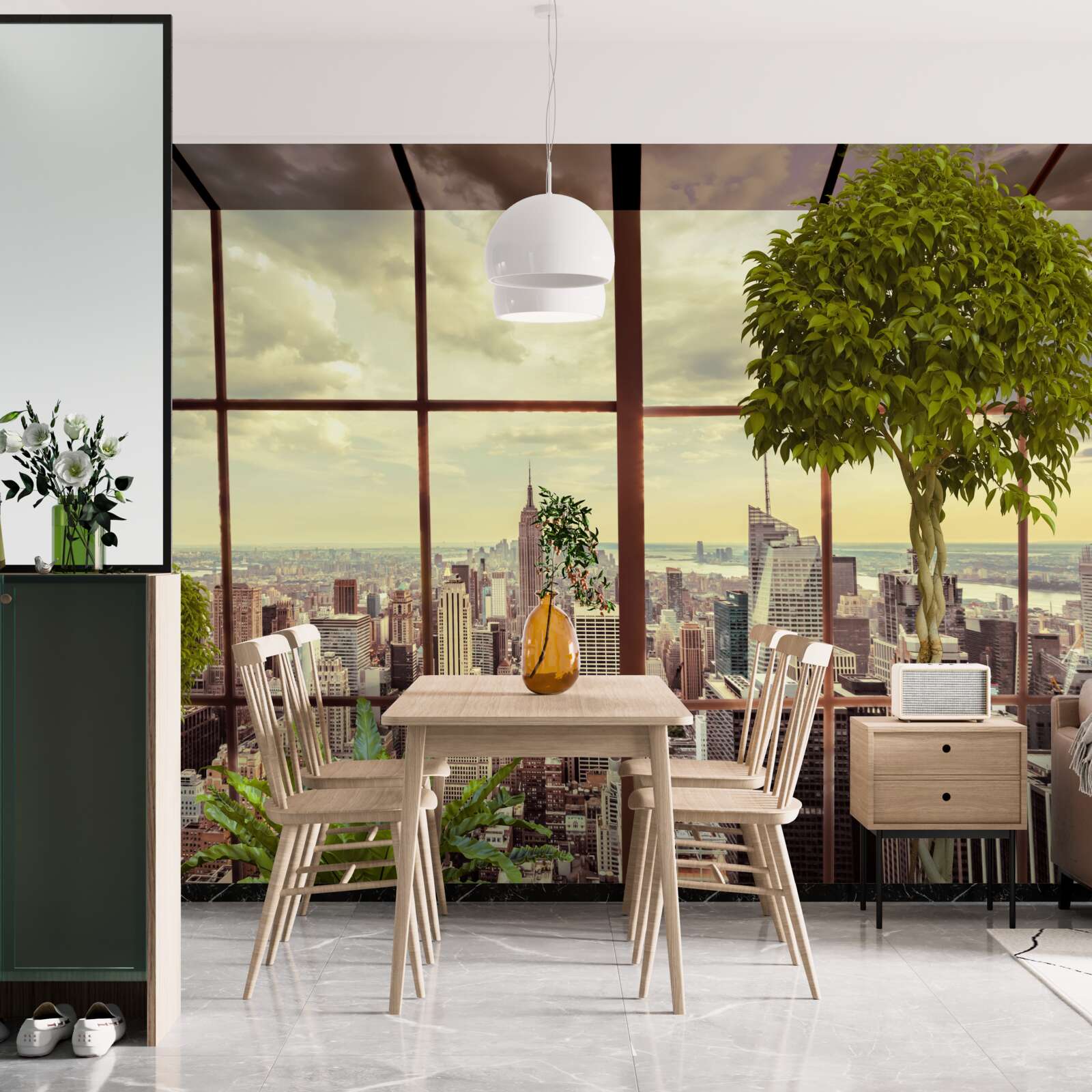 Fotobehang het prachtige landschap van new york