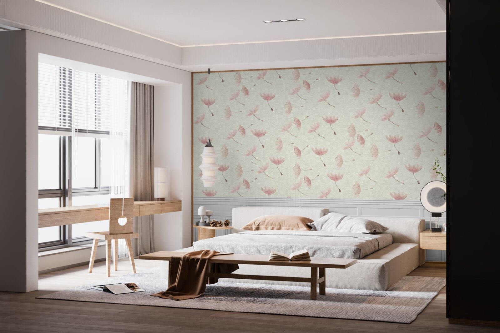 Fotobehang pampagras