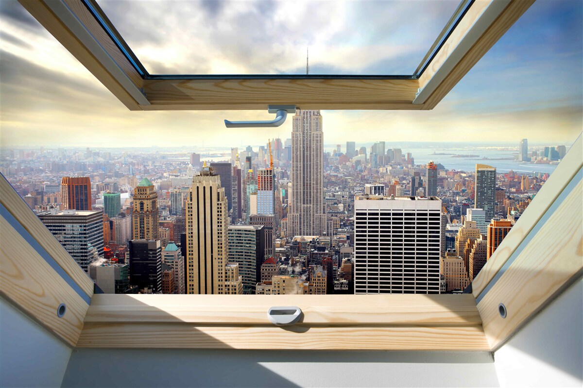 Fotobehang het prachtige landschap van new york