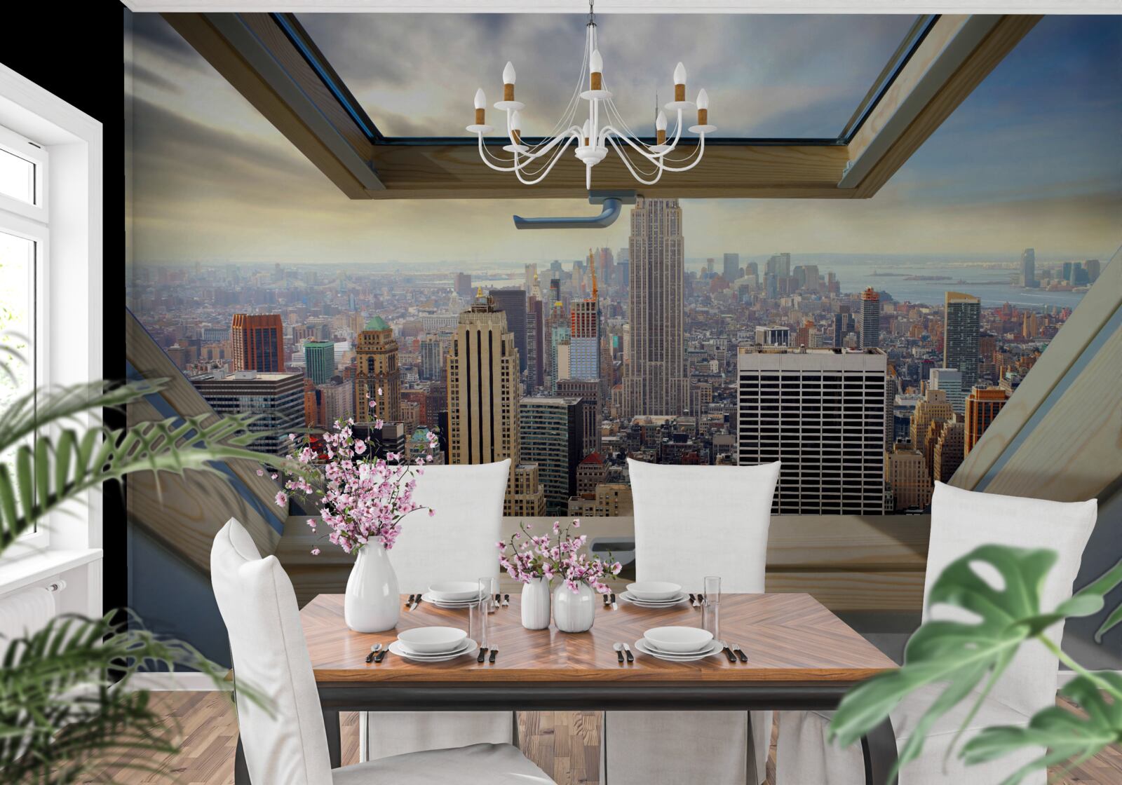 Fotobehang het prachtige landschap van new york