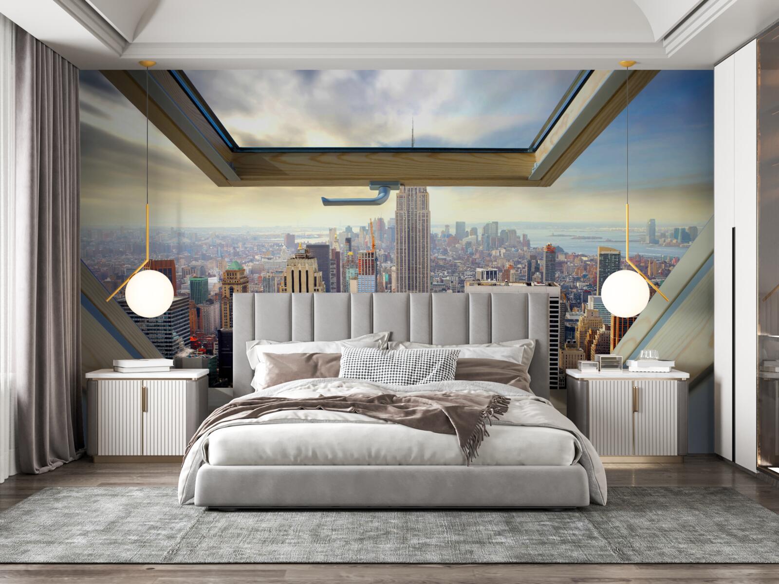 Fotobehang het prachtige landschap van new york