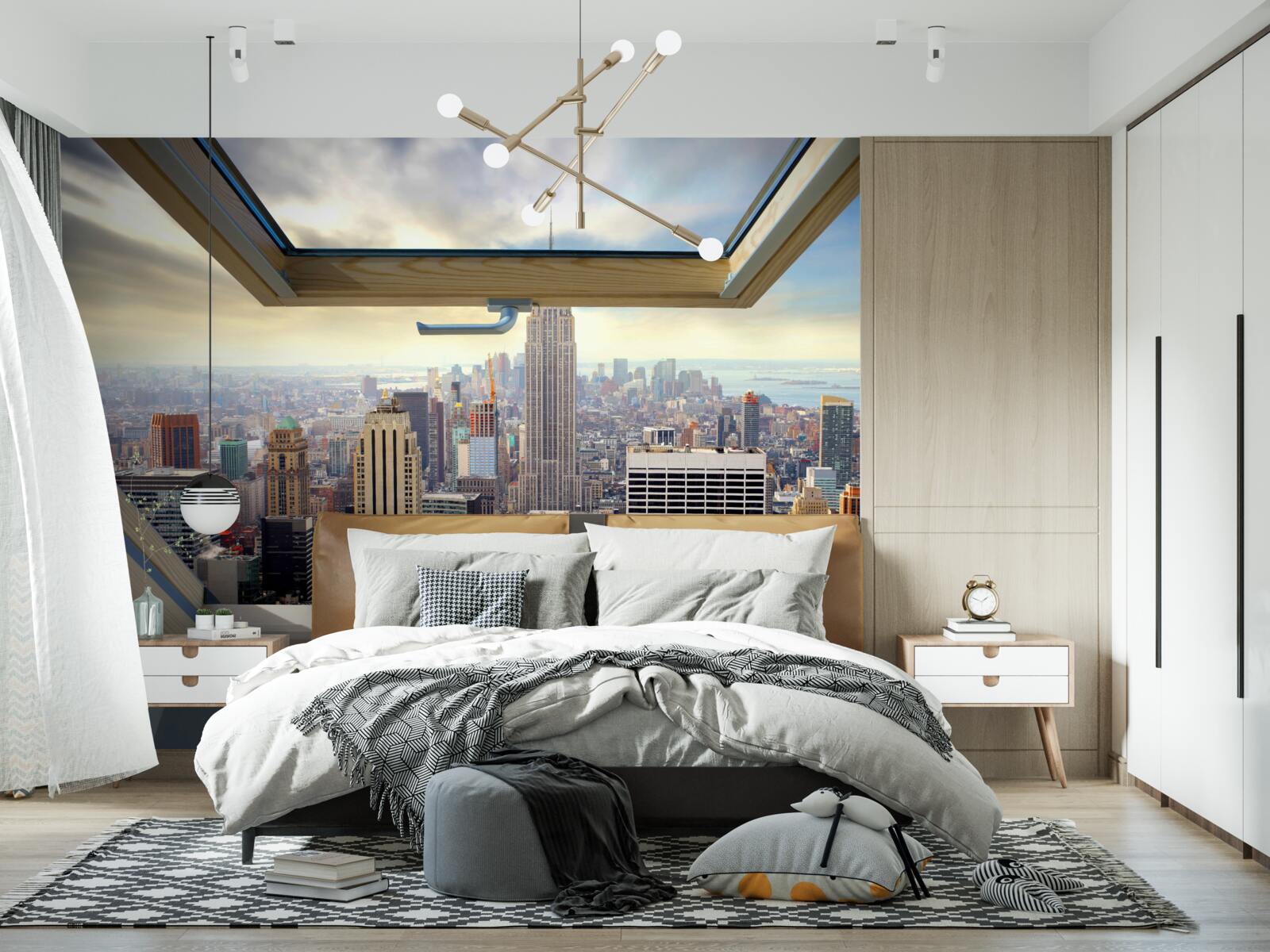 Fotobehang het prachtige landschap van new york