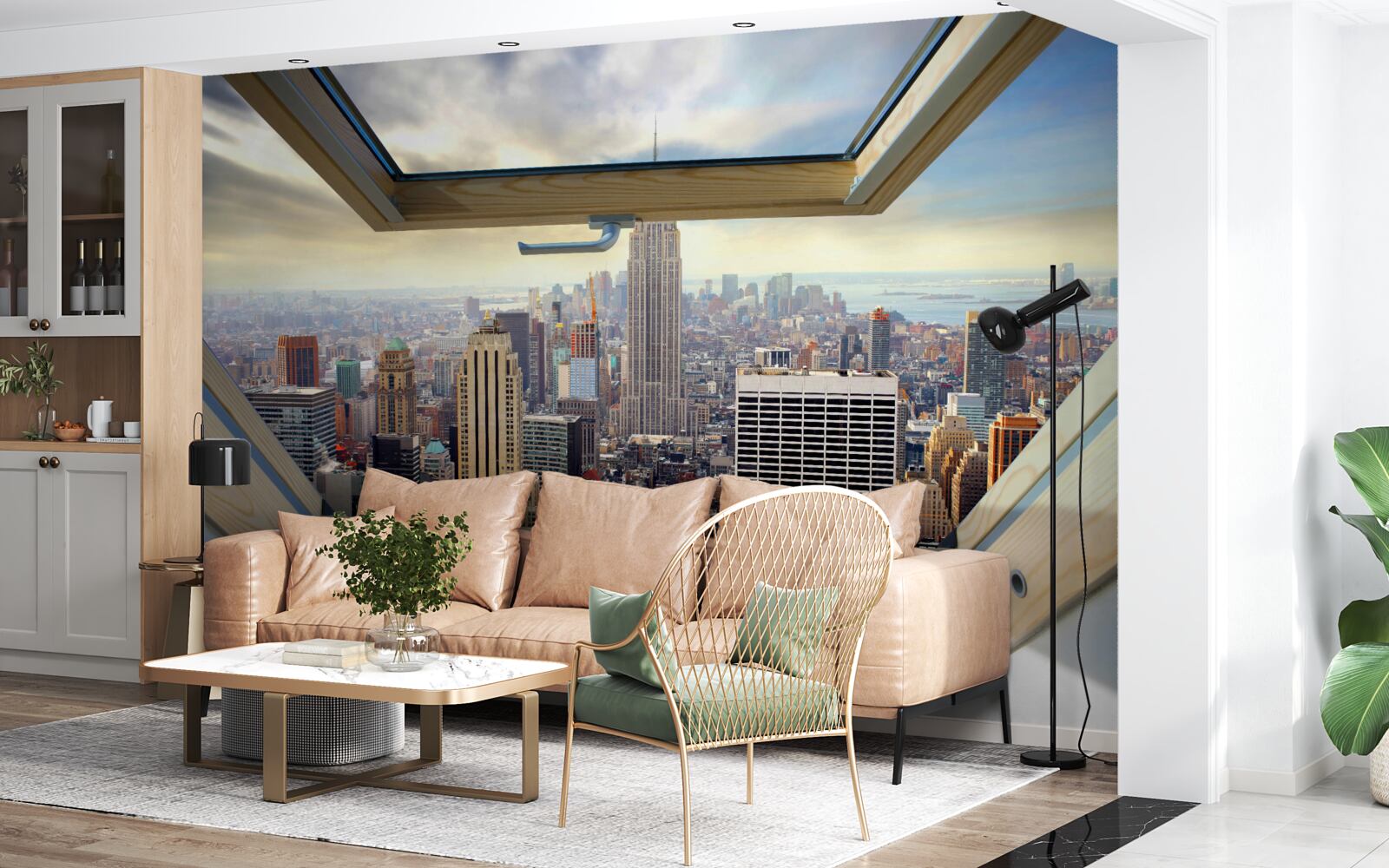 Fotobehang het prachtige landschap van new york