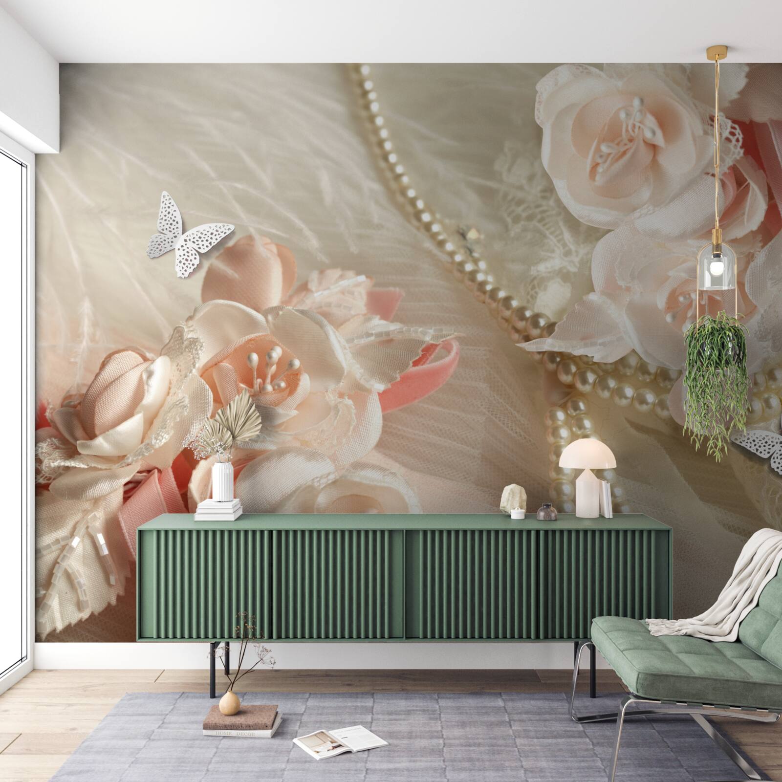 Fotobehang bruidsset