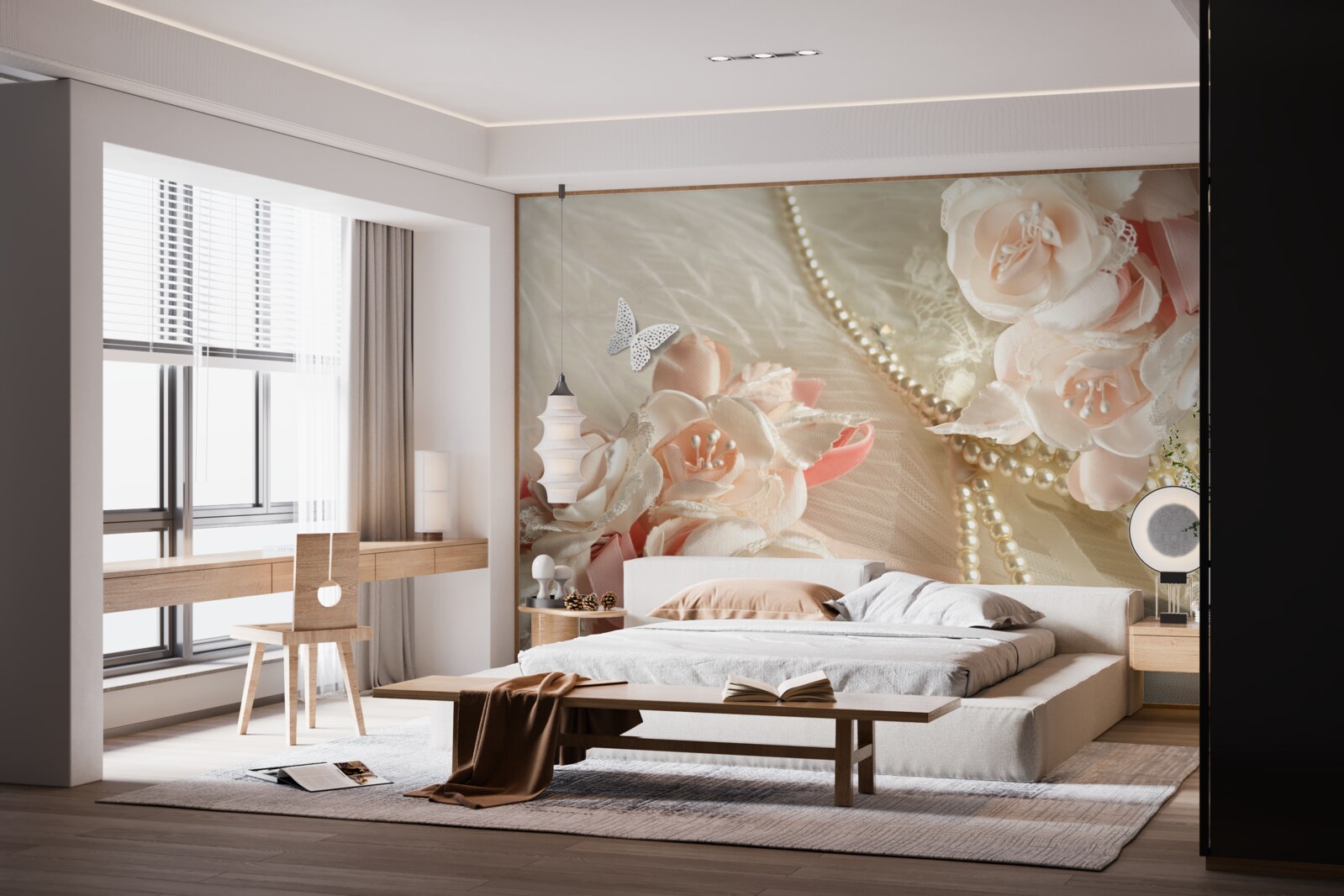 Fotobehang bruidsset