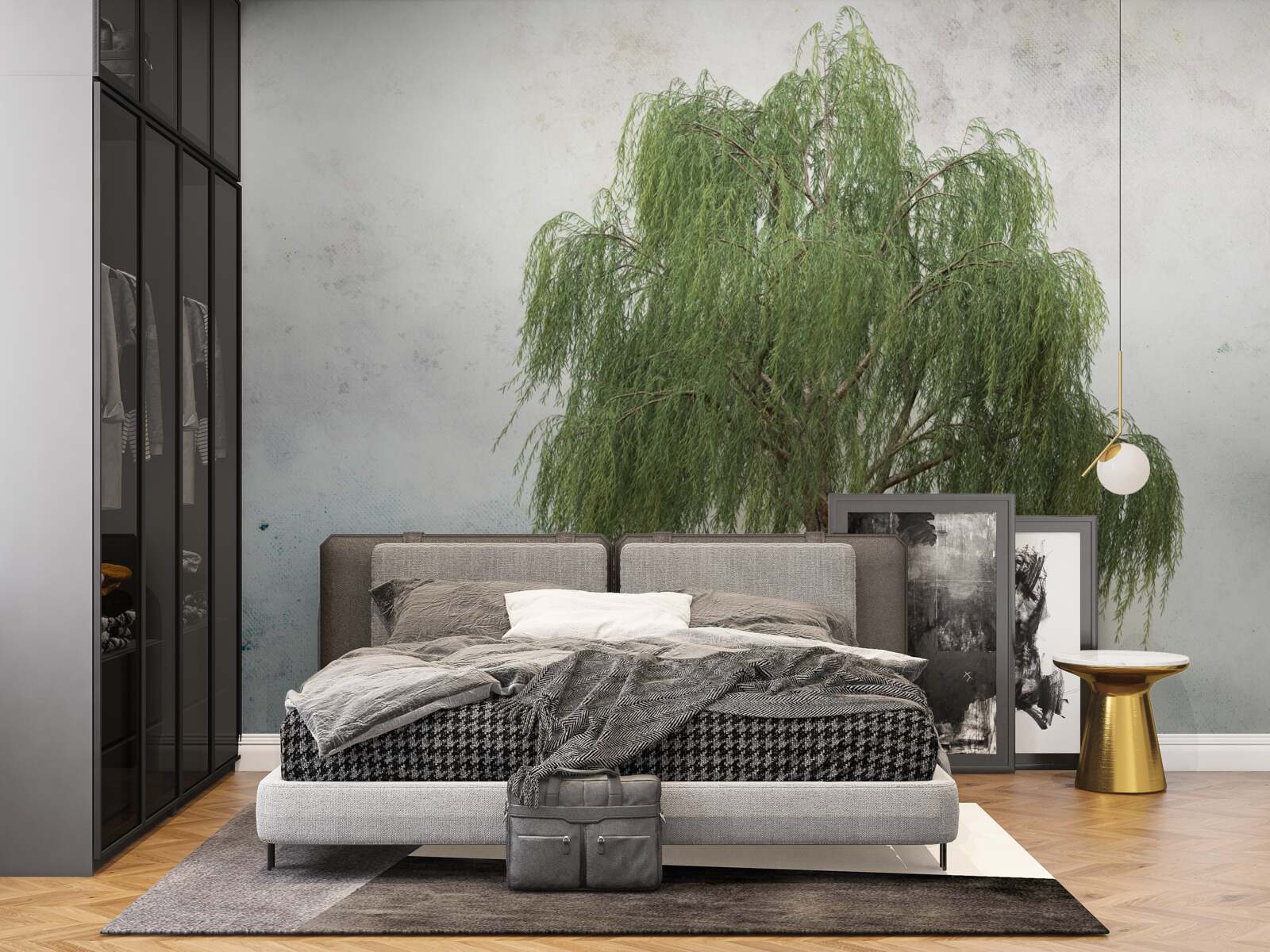 Fotobehang treurwilg