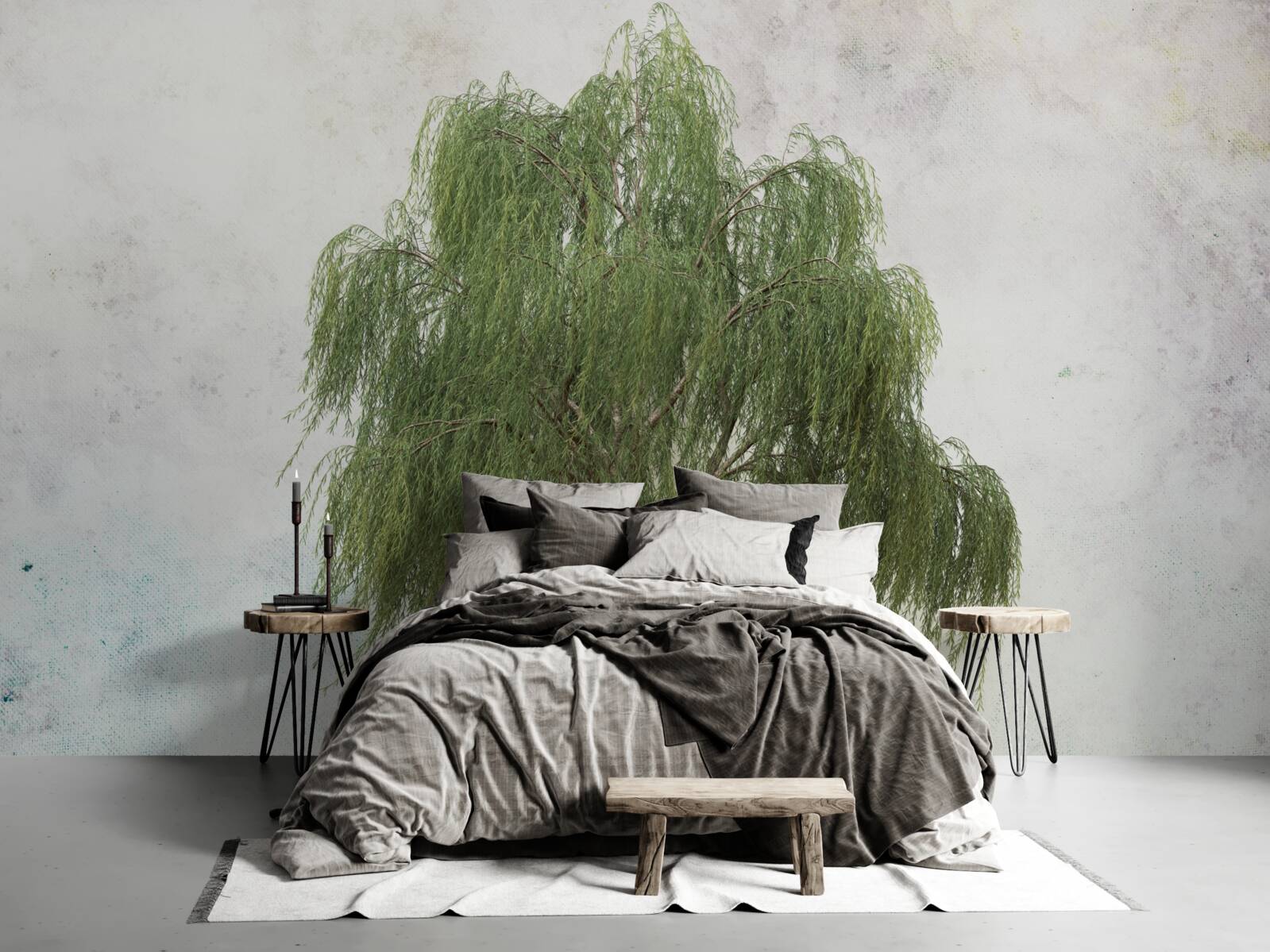 Fotobehang treurwilg