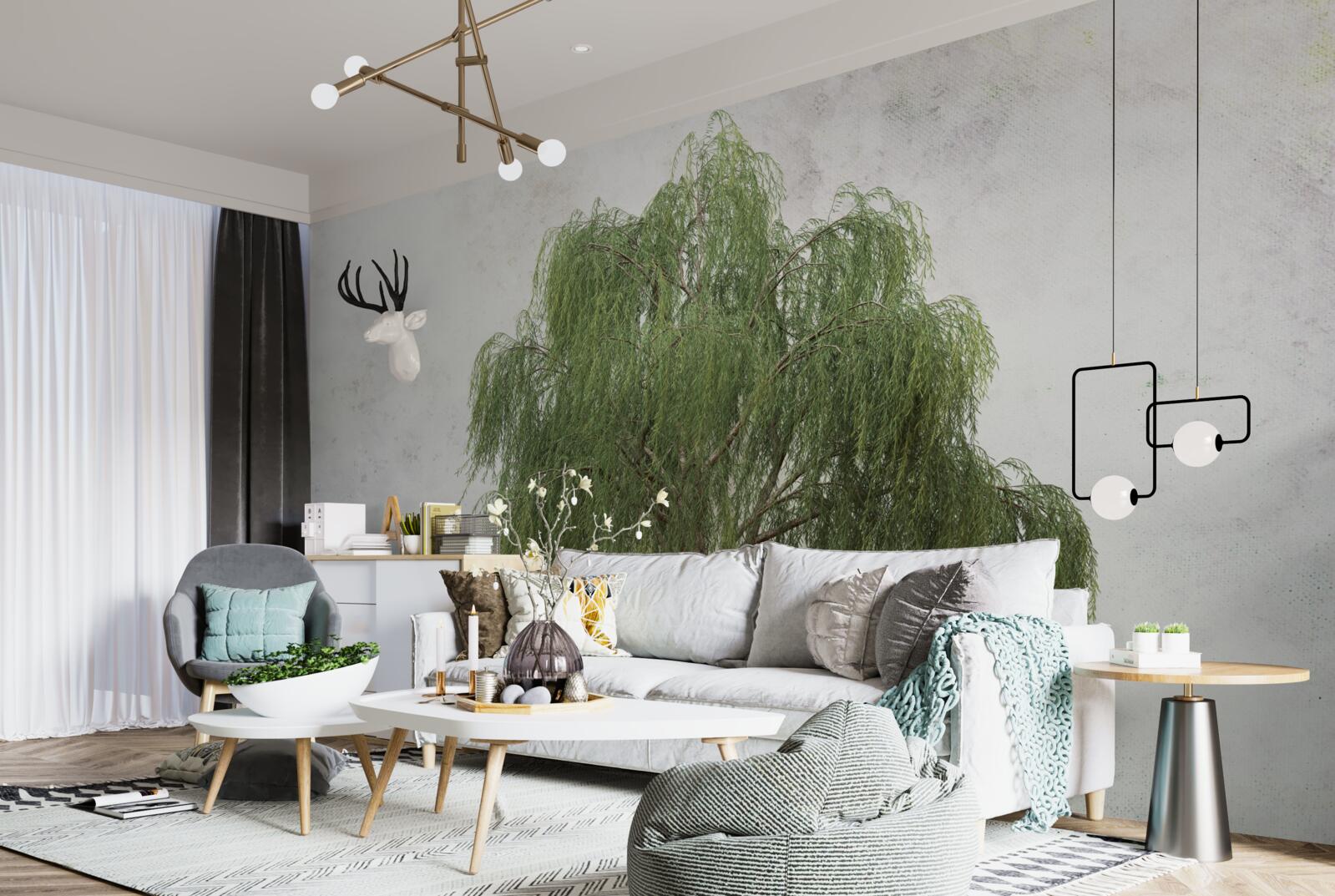 Fotobehang treurwilg