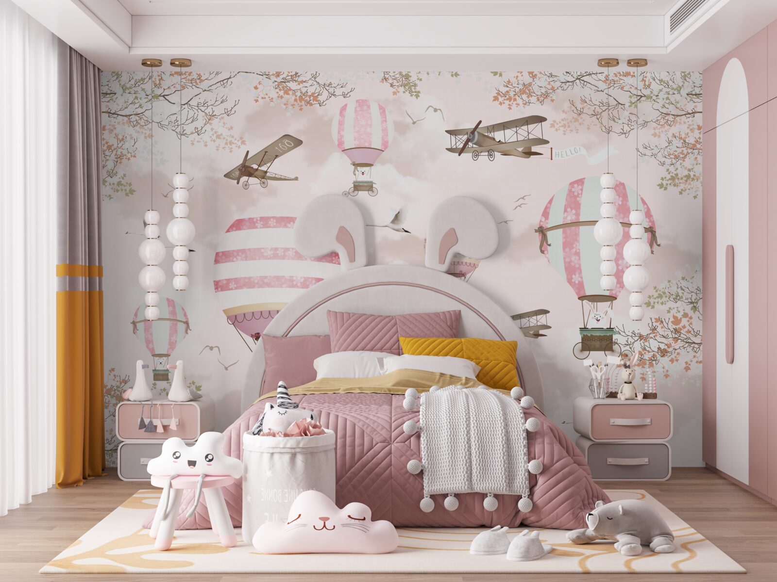 Fotobehang luchtvervoer