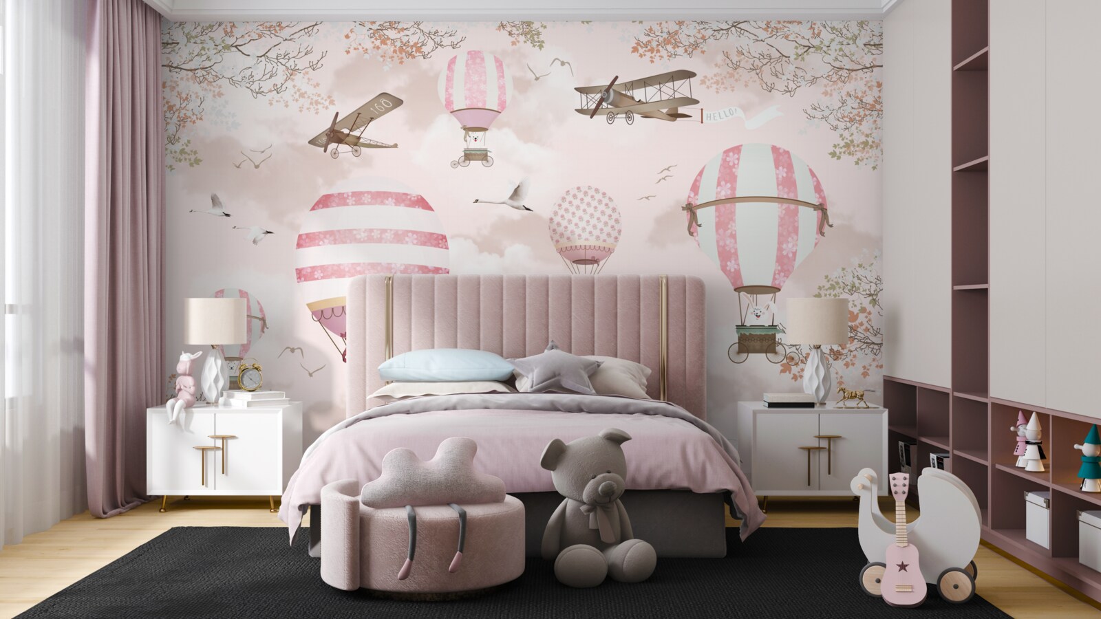 Fotobehang luchtvervoer