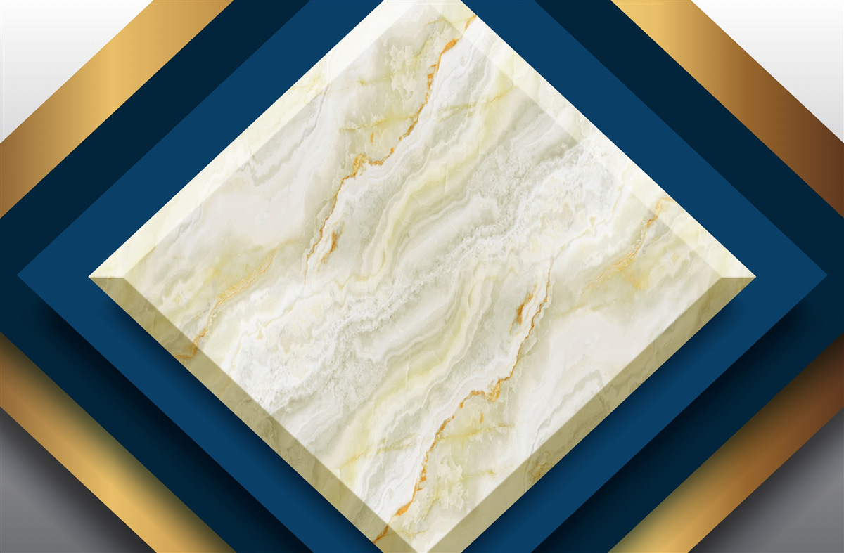 Fotobehang panelen met opvallend keramiek