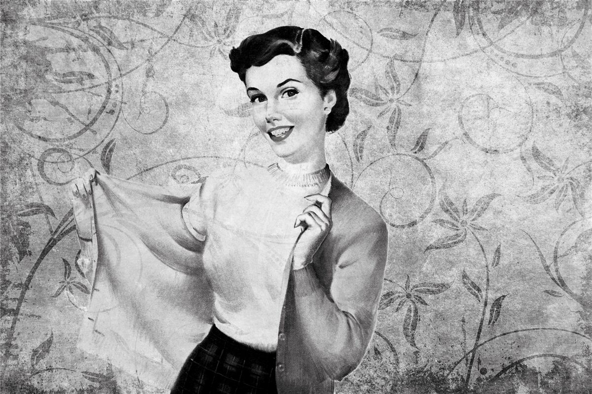 Fotobehang meisje met een glimlach